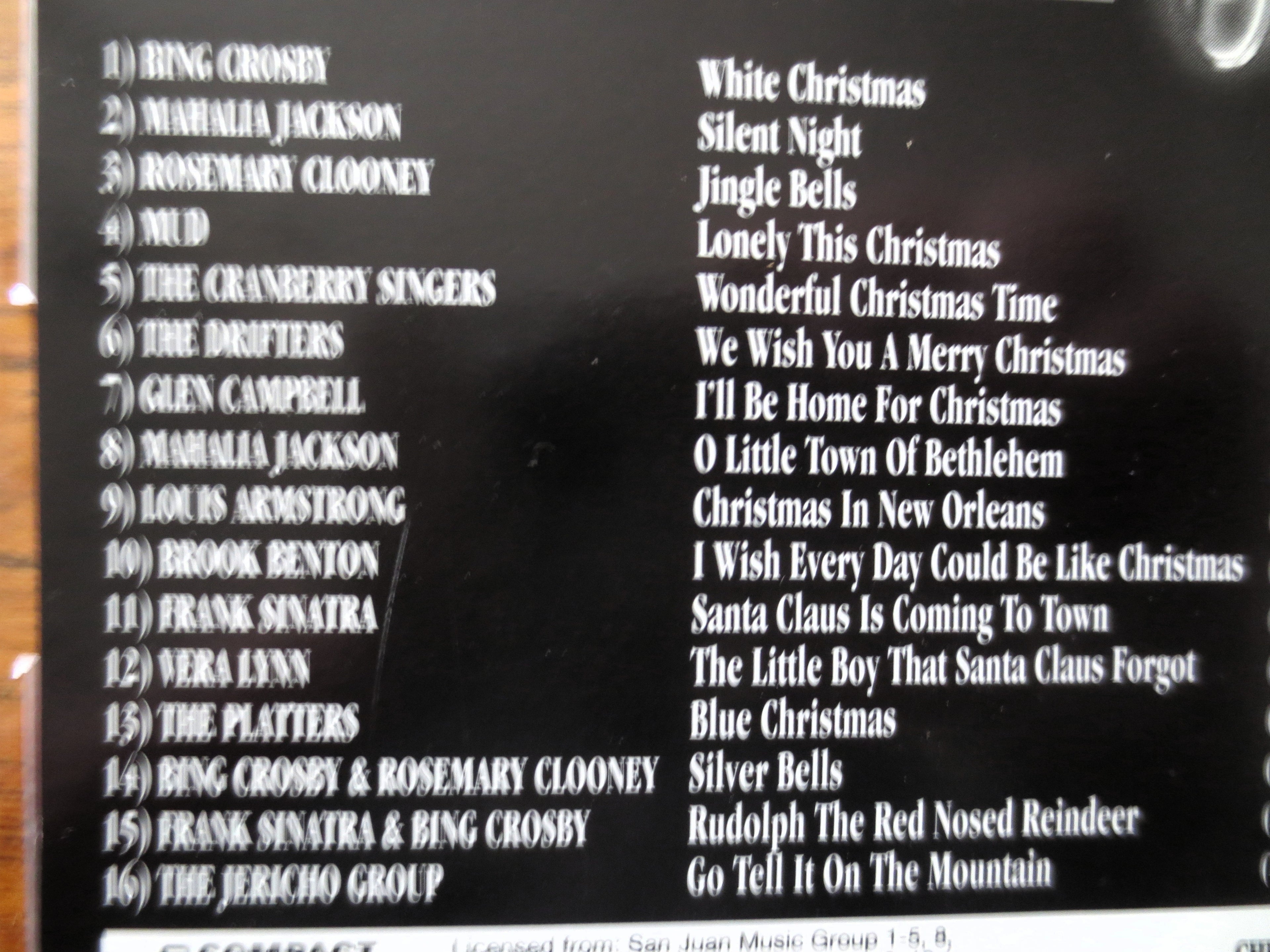 CHRISTMAS Cd, Frank SINATRA & Bing CROSBY, 1995 Compact Disc, Christmas Gold