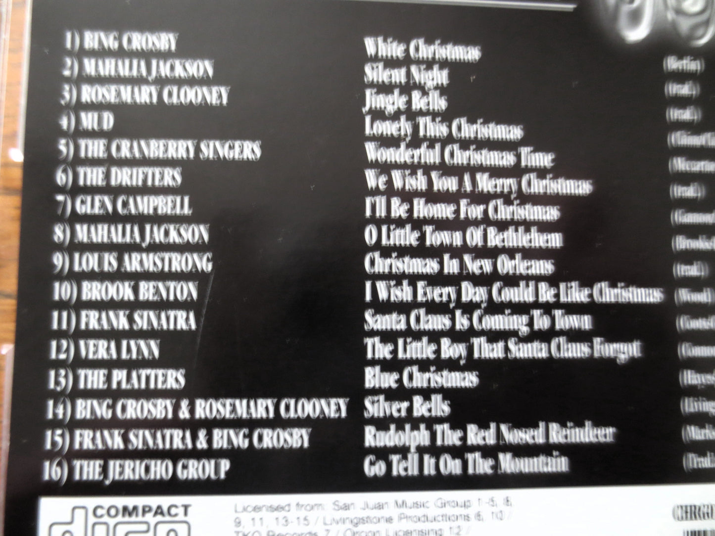 CHRISTMAS Cd, Frank SINATRA & Bing CROSBY, 1995 Compact Disc, Christmas Gold