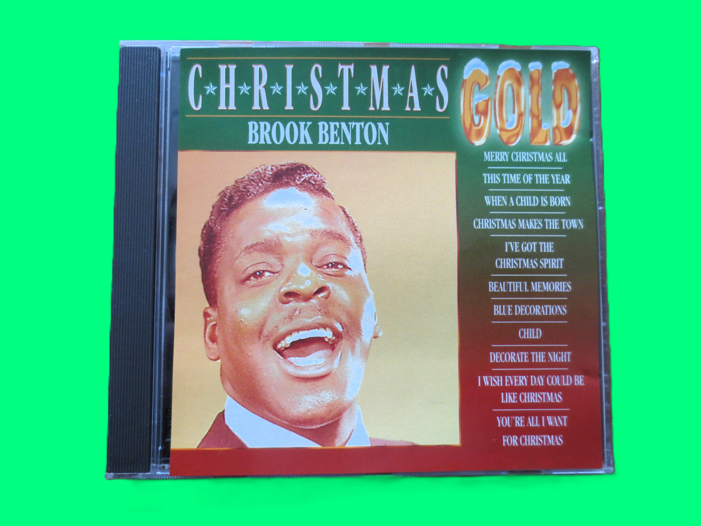 CHRISTMAS Cd, BROOK BENTON, 1995 Compact Disc, Christmas Music
