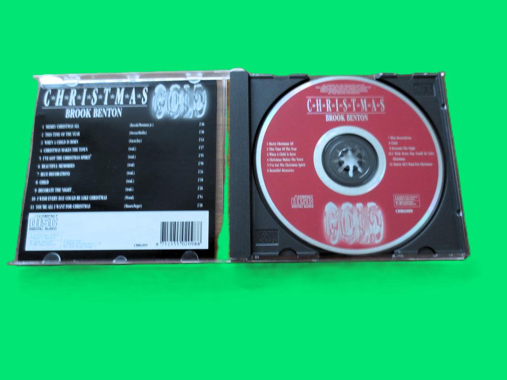 CHRISTMAS Cd, BROOK BENTON, 1995 Compact Disc, Christmas Music