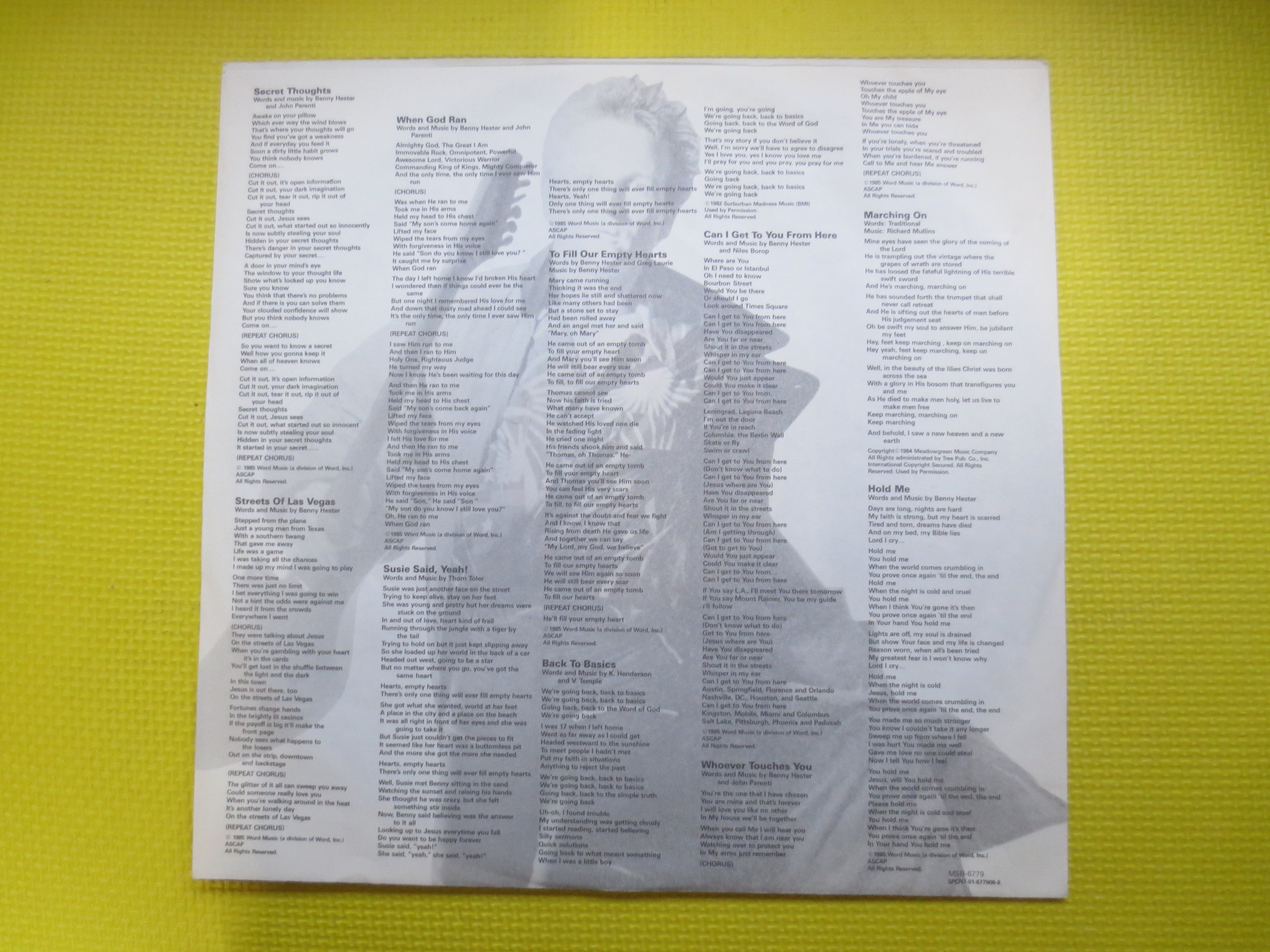 BENNY HESTER, BENNY From Here, Benny Hester Records, Benny Hester Album, Benny Hester Lp, Benny Hester Vinyl, 1985 Records