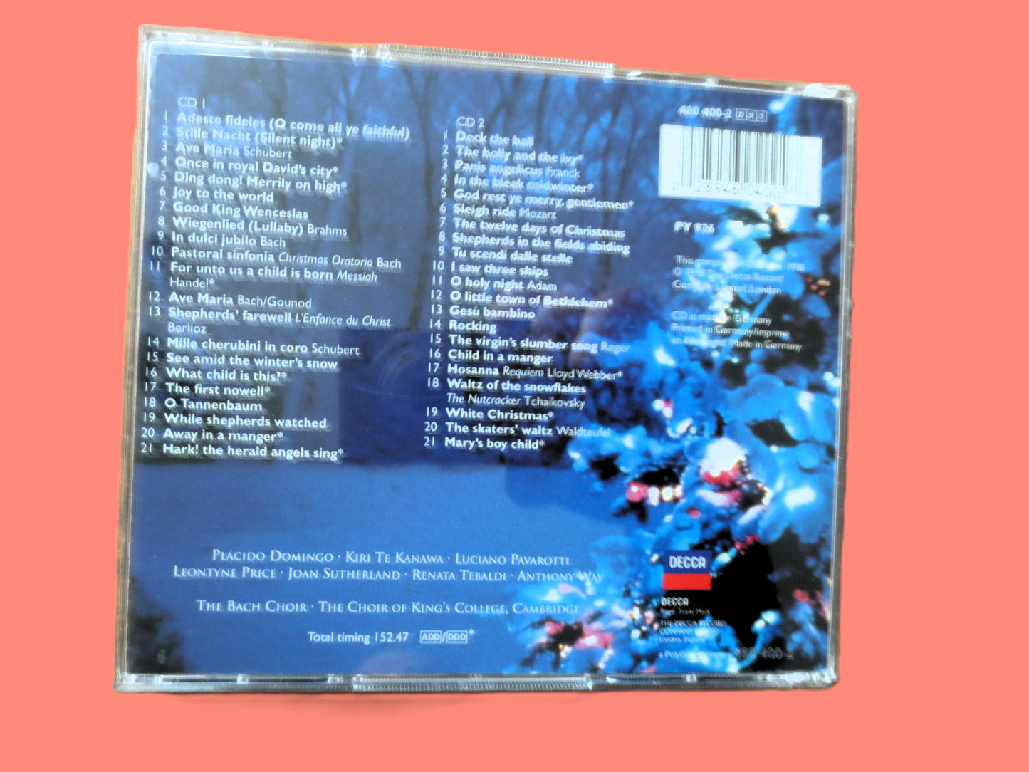 GREATEST CHRISTMAS Show on EARTH, 2 Discs, 1998 Compact Disc, Christmas Cd