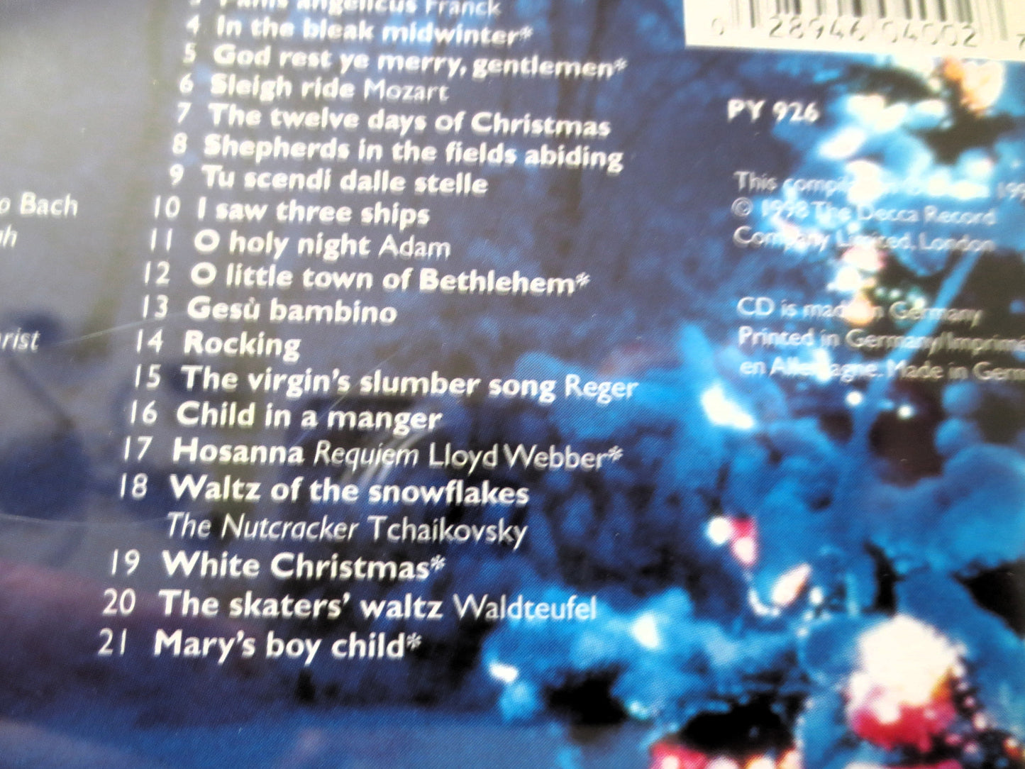 GREATEST CHRISTMAS Show on EARTH, 2 Discs, 1998 Compact Disc, Christmas Cd