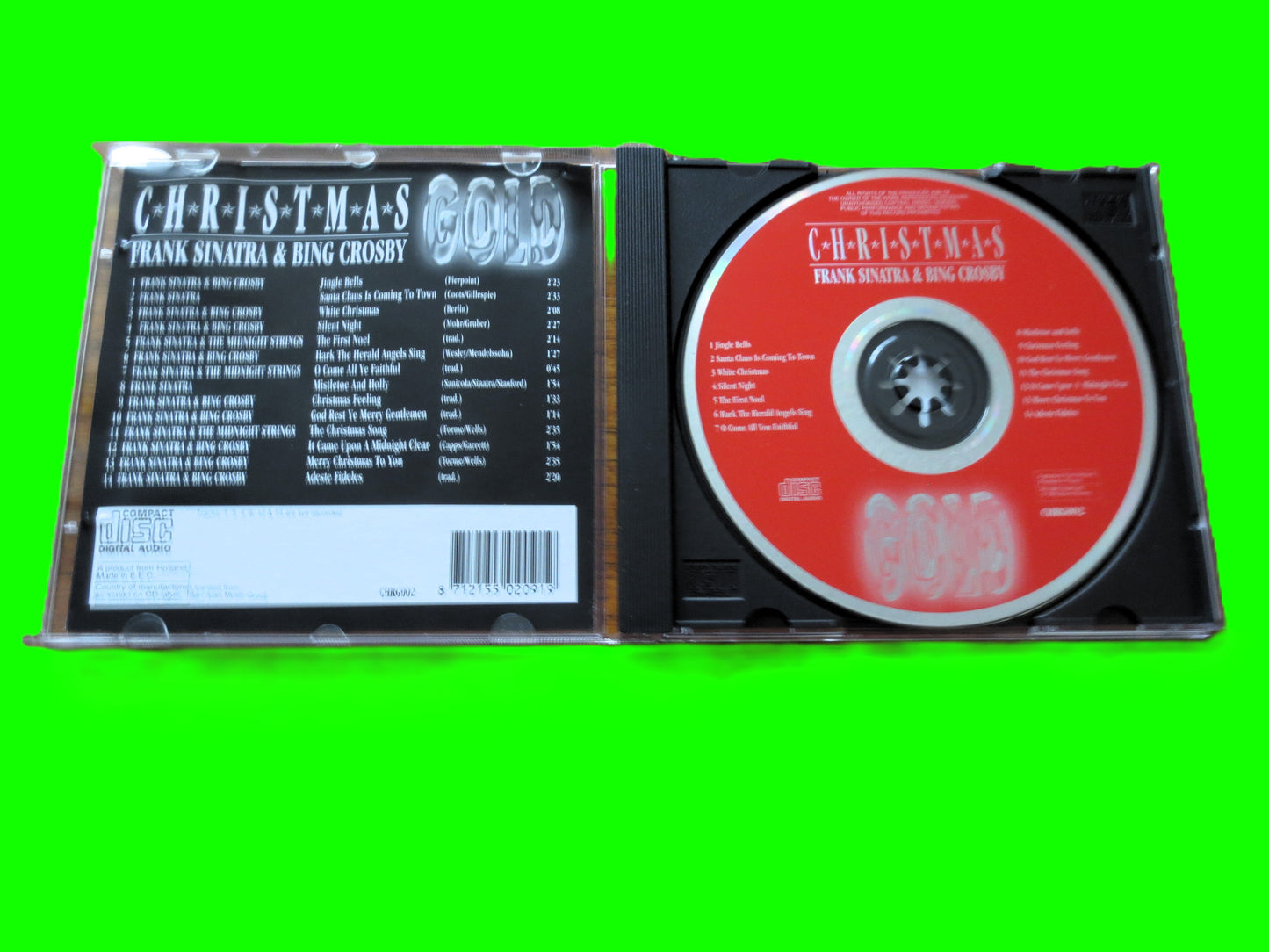 CHRISTMAS Cd, Frank SINATRA & Bing CROSBY, 1995 Compact Disc, Christmas Music