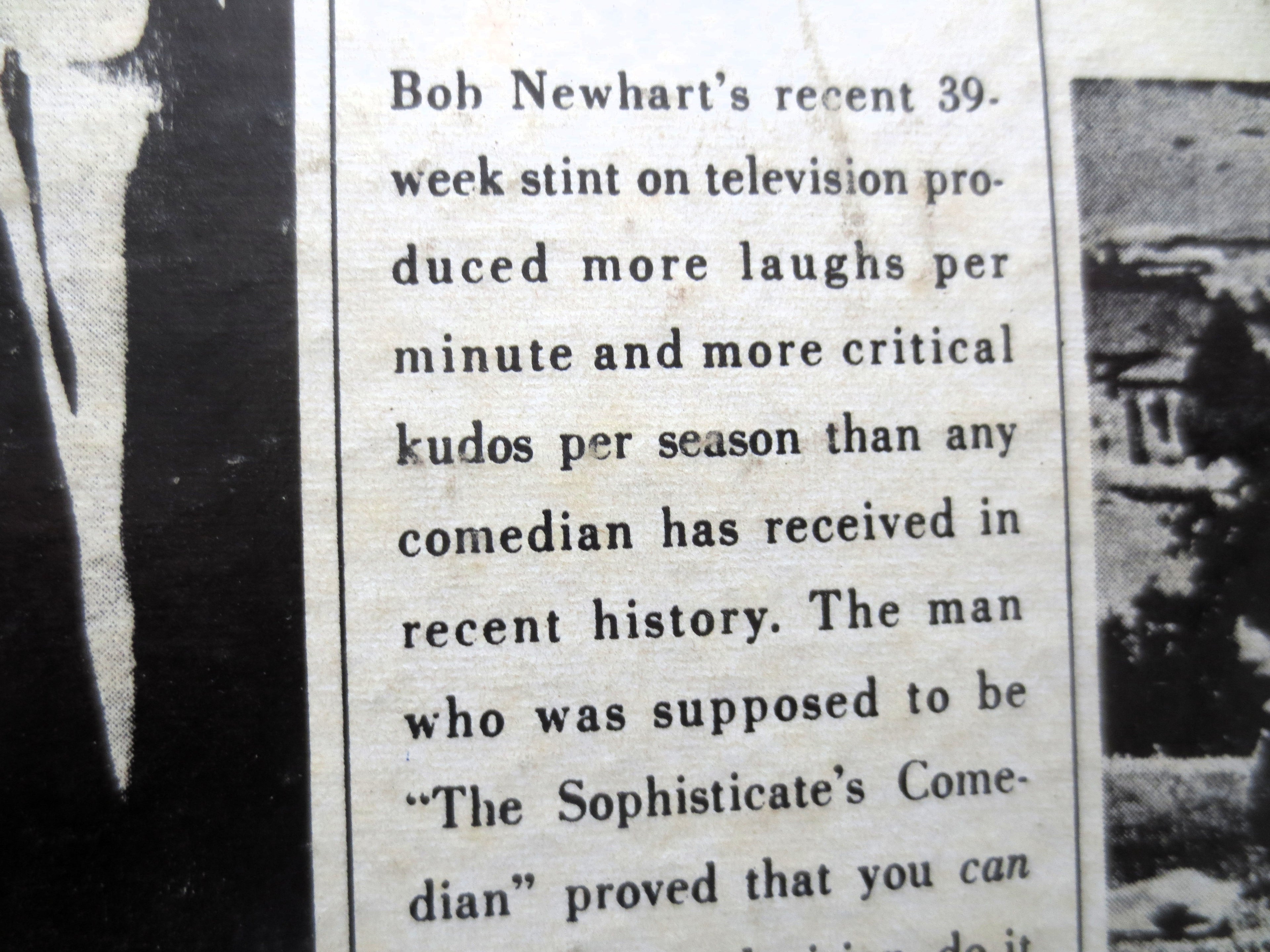 BOB NEWHART, The Buttoned-Down Mind on TV, Comedy Album, 1962 Records, Vinyl Lp