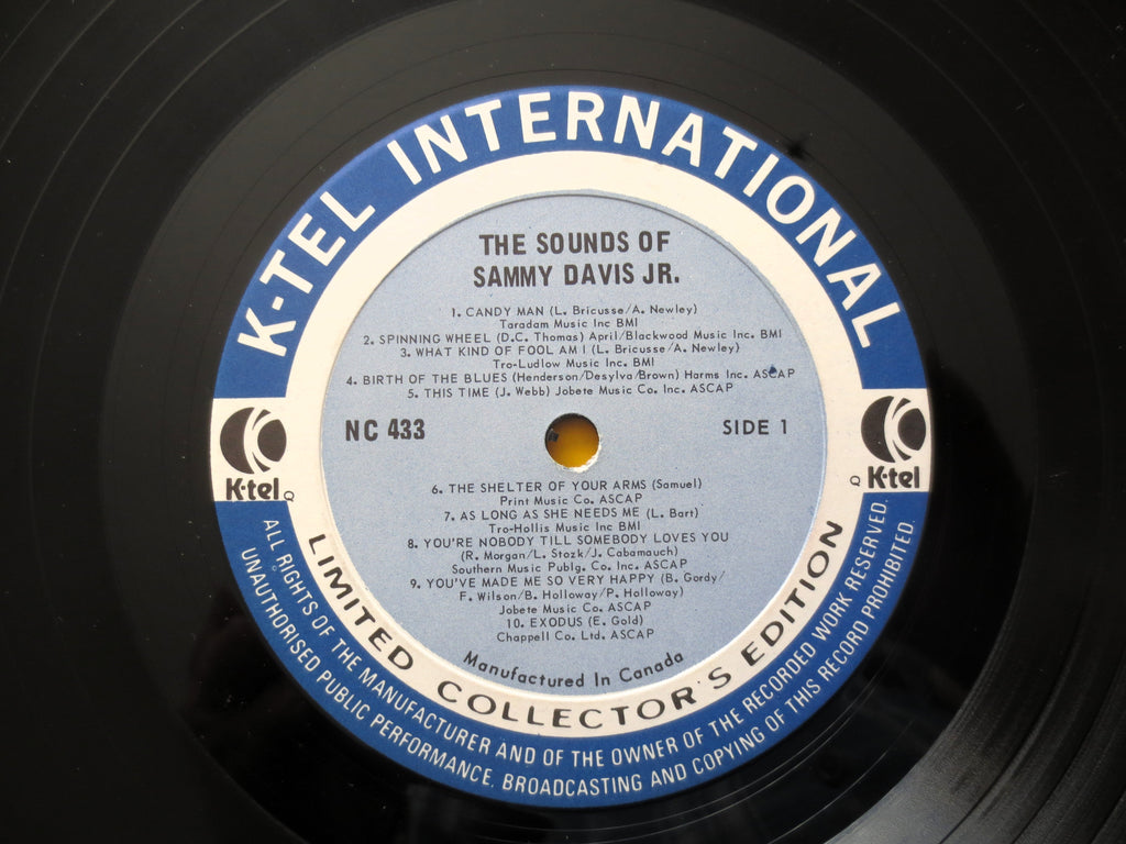 Sammy Davis Jr. – The Sounds of Sammy (K-Tel, 1972) Vinyl LP