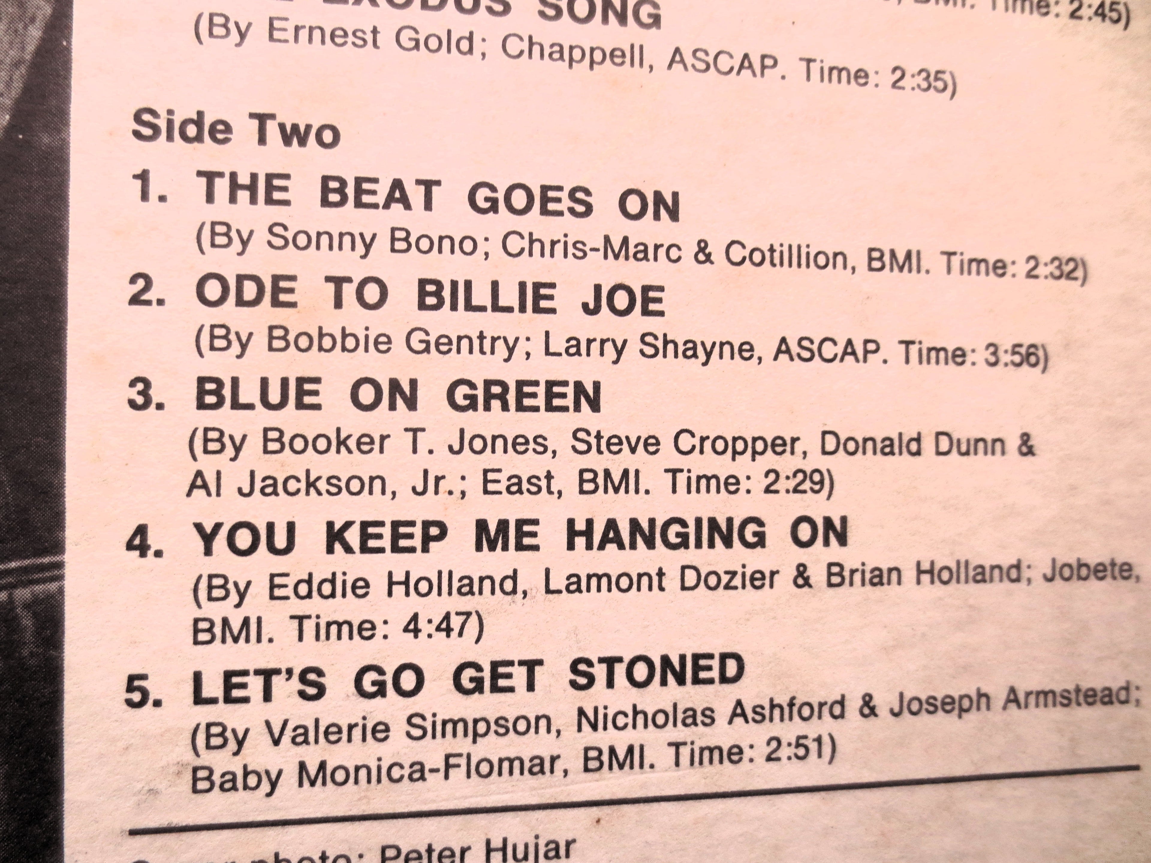 BOOKER T and the MG's, DOIN' Our Thing, 1968 Records, Vintage Vinyl Lp