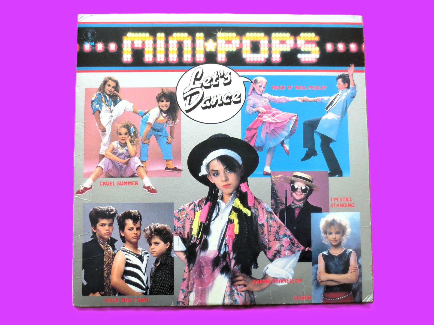 MINI-POPS, Let's DANCE Vol. 3, 1985 K-Tel Records, Kids Lp, Children's Album, 002