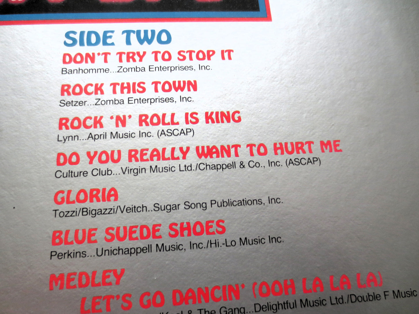 MINI-POPS, Let's DANCE Vol. 3, 1985 K-Tel Records, Kids Lp, Children's Album, 002