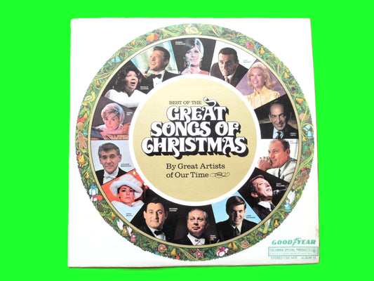 GREAT SONGS of CHRISTMAS, Album 10, 1970 Records, Vintage Vinyl, Christmas Lp