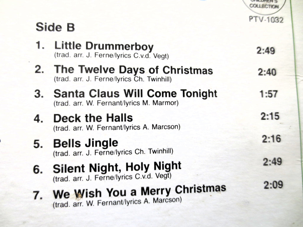 The SMURFS, MERRY CHRISTMAS, Vinyl Record, 1983 Kids Lp, Smurfs Album