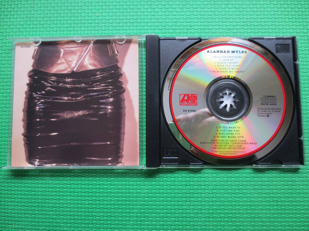 ALANNAH MYLES, Alannah Myles Cd, Alannah Myles Album, Rock Cd, Rock Music Cd, Black Velvet, Alannah Myles Lp, 1989 Compact Disc