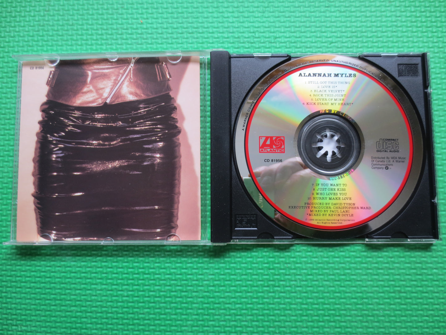 ALANNAH MYLES, Alannah Myles Cd, Alannah Myles Album, Rock Cd, Rock Music Cd, Black Velvet, Alannah Myles Lp, 1989 Compact Disc