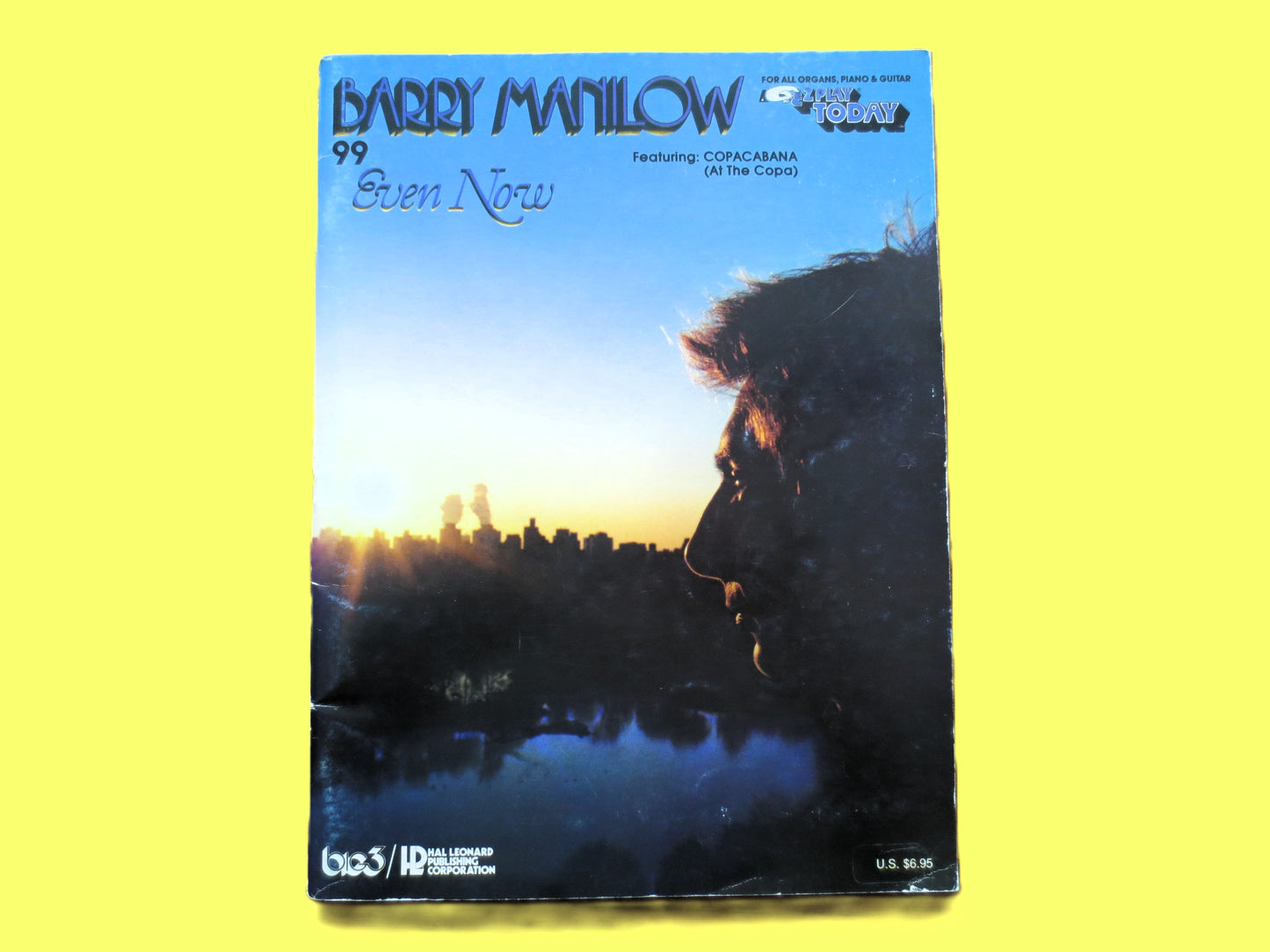 BARRY MANILOW, SHEET Music, Vintage Songbook, 1979 Music Book