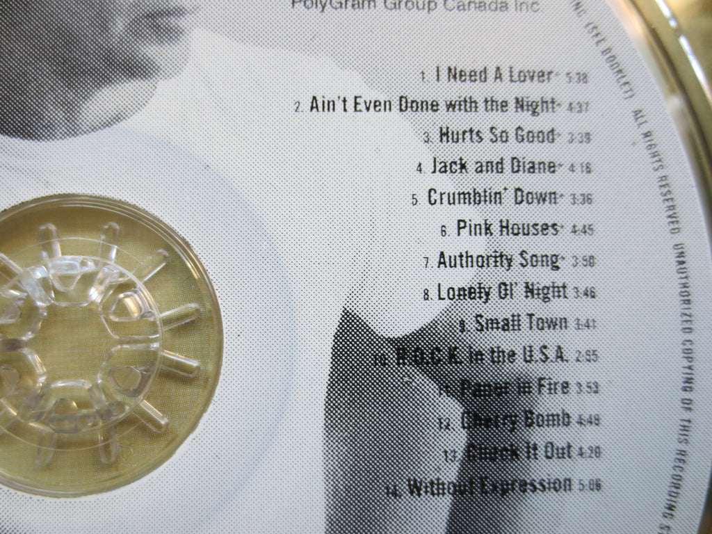 JOHN MELLENCAMP, The Best That I Could Do, 1978-1988, John Cougar, 1997 Compact Disc, Vintage Cd