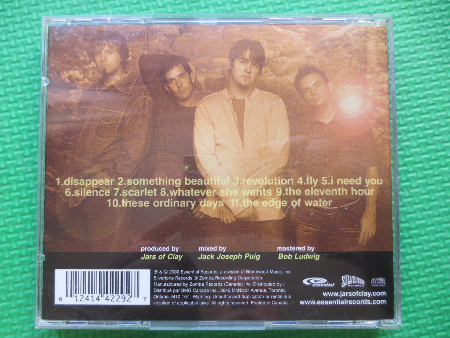 JARS of CLAY, The ELEVENTH Hour, Jars of Clay Cd, Jars of Clay Music, Jars of Clay Album, Jars of Clay Songs, 2002 Compact Disc