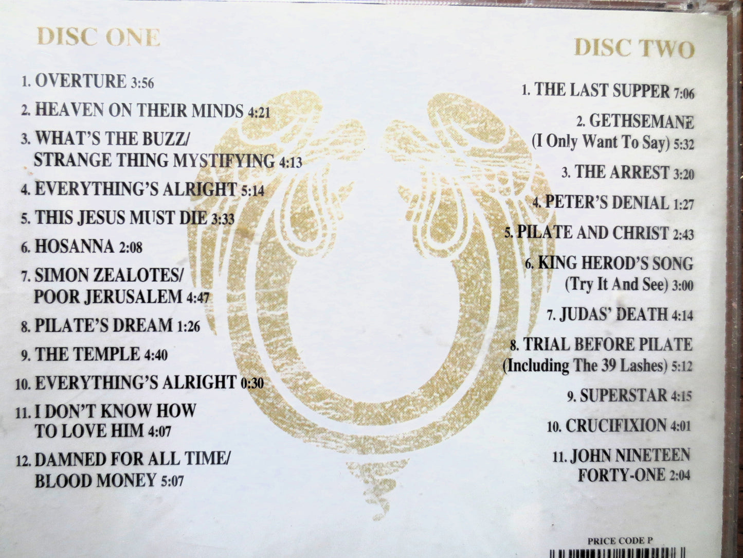 JESUS CHRIST, SUPERSTAR, 2 Discs, Rock Opera, Compact Disc, Vintage Cd