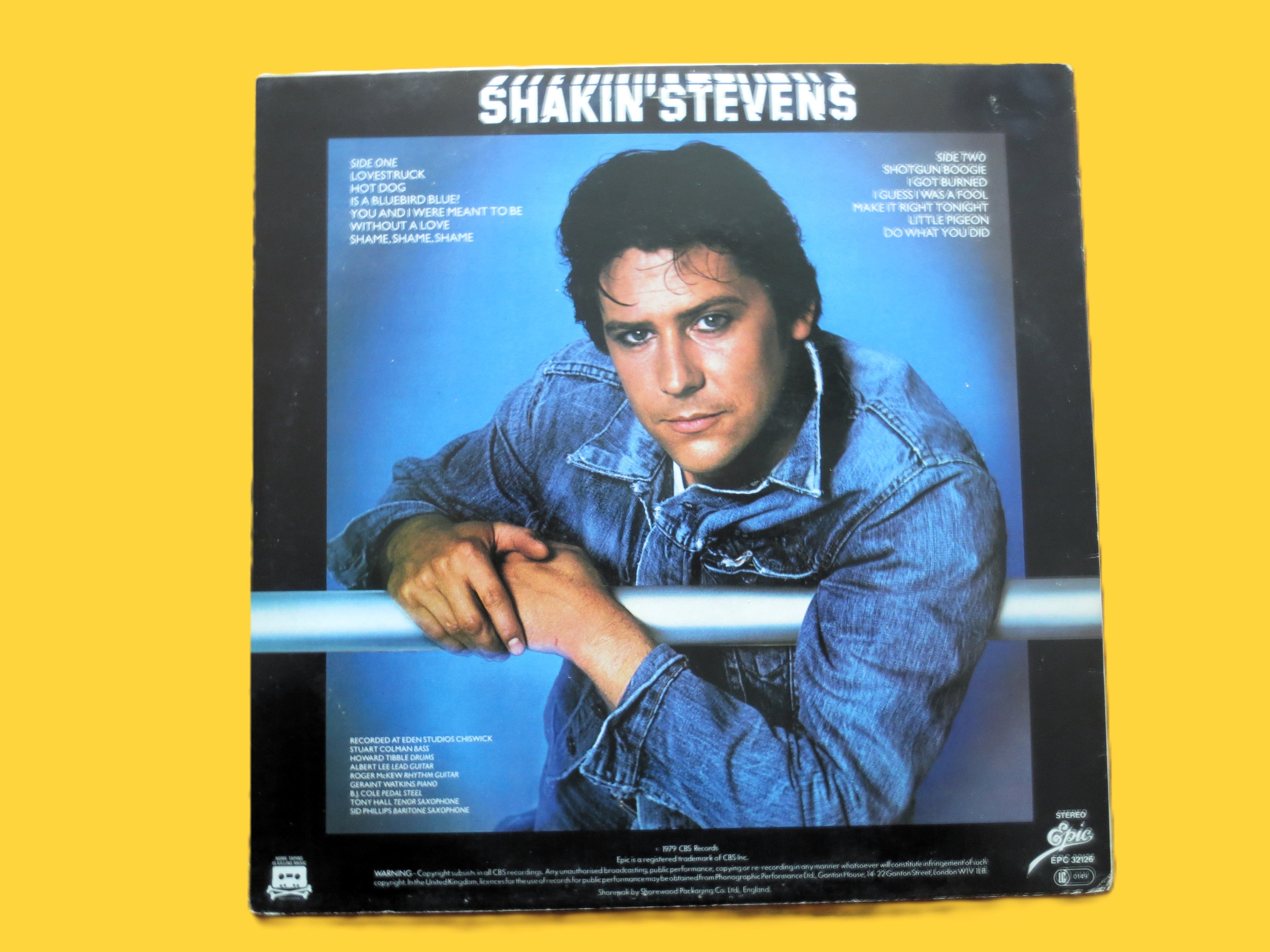 SHAKIN' STEVENS, HOT Dog, Rockabilly Records, Vintage Album, 1979 Records