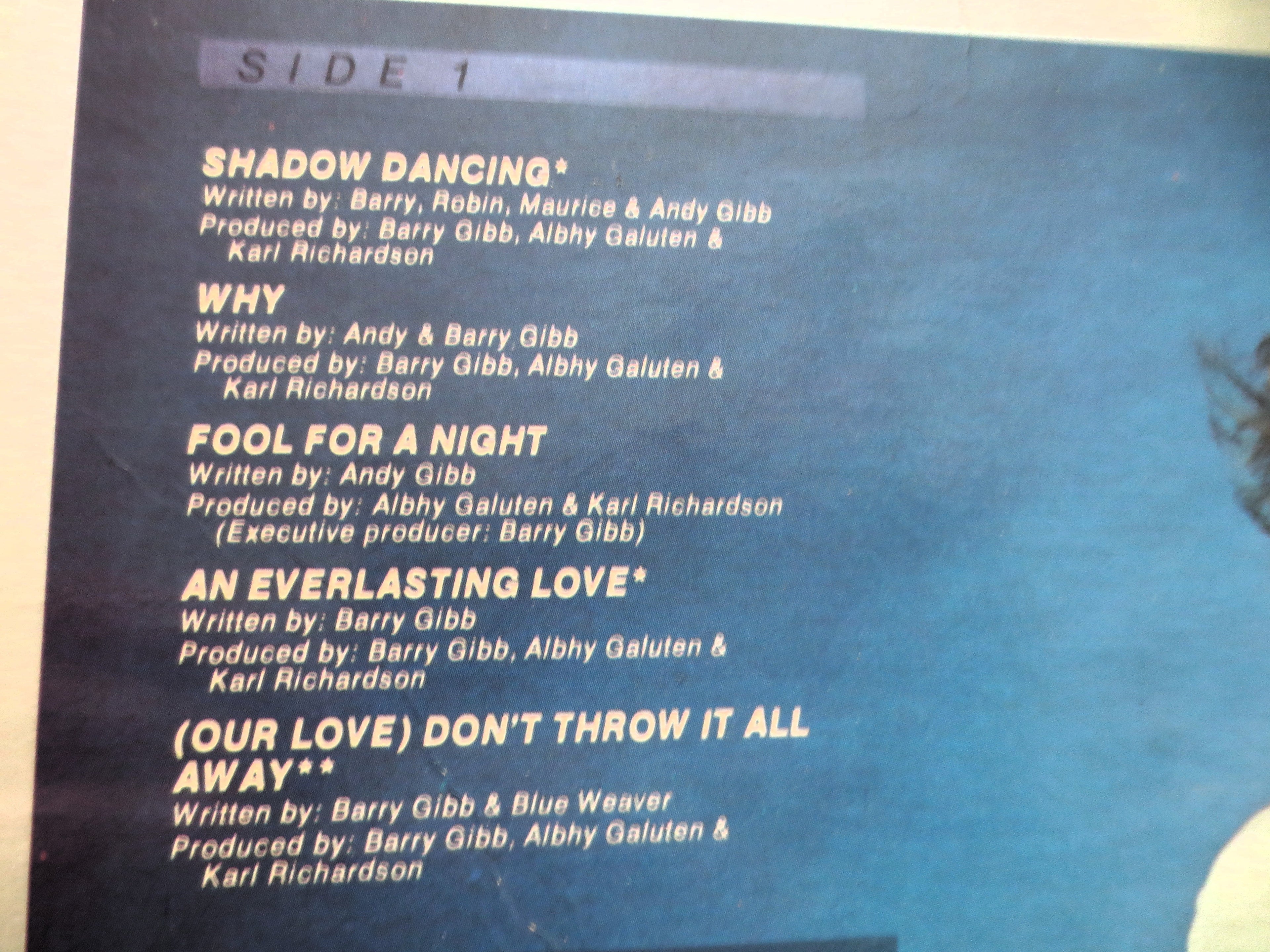 Andy Gibb – Shadow Dancing (1978) Vinyl LP