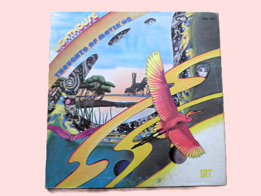 LIGHTHOUSE - THOUGHTS of Movin' On, VINTAGE Vinyl Record - 1971 Rock Album