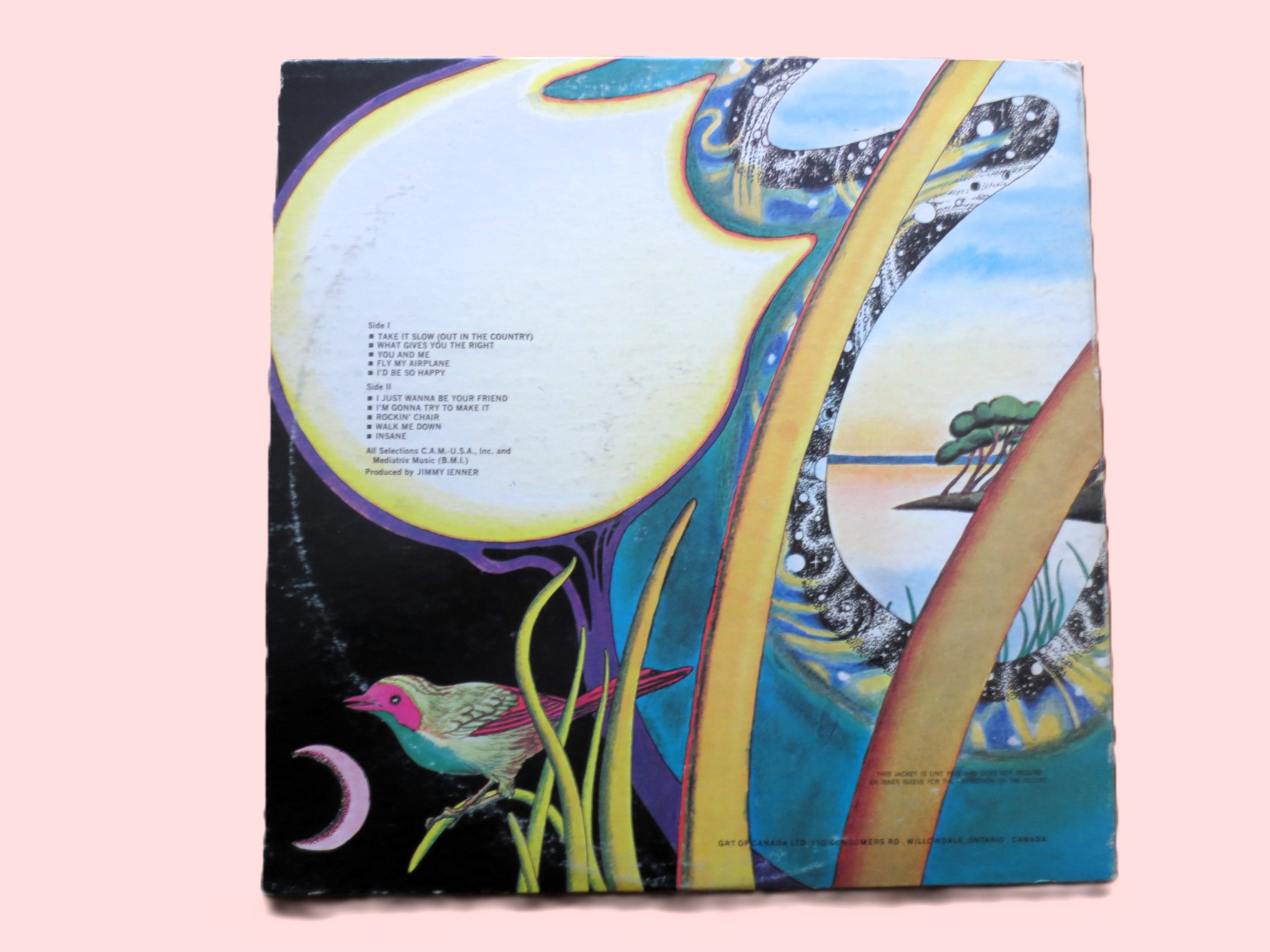 LIGHTHOUSE, Thoughts of Movin' On, Vintage Album, 1971 Record, Vinyl Lp