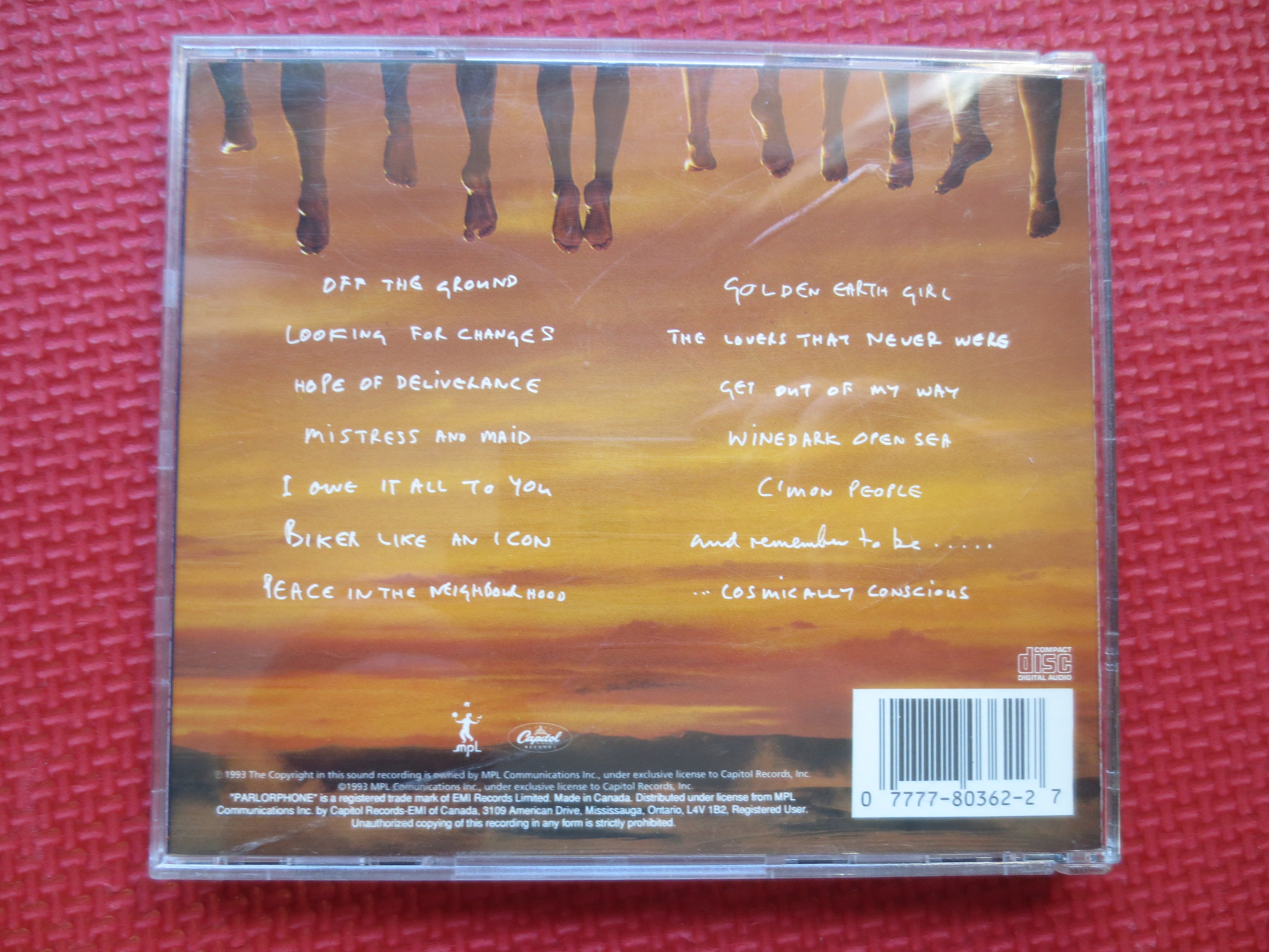 Paul McCartney – Off the Ground (1993) CD