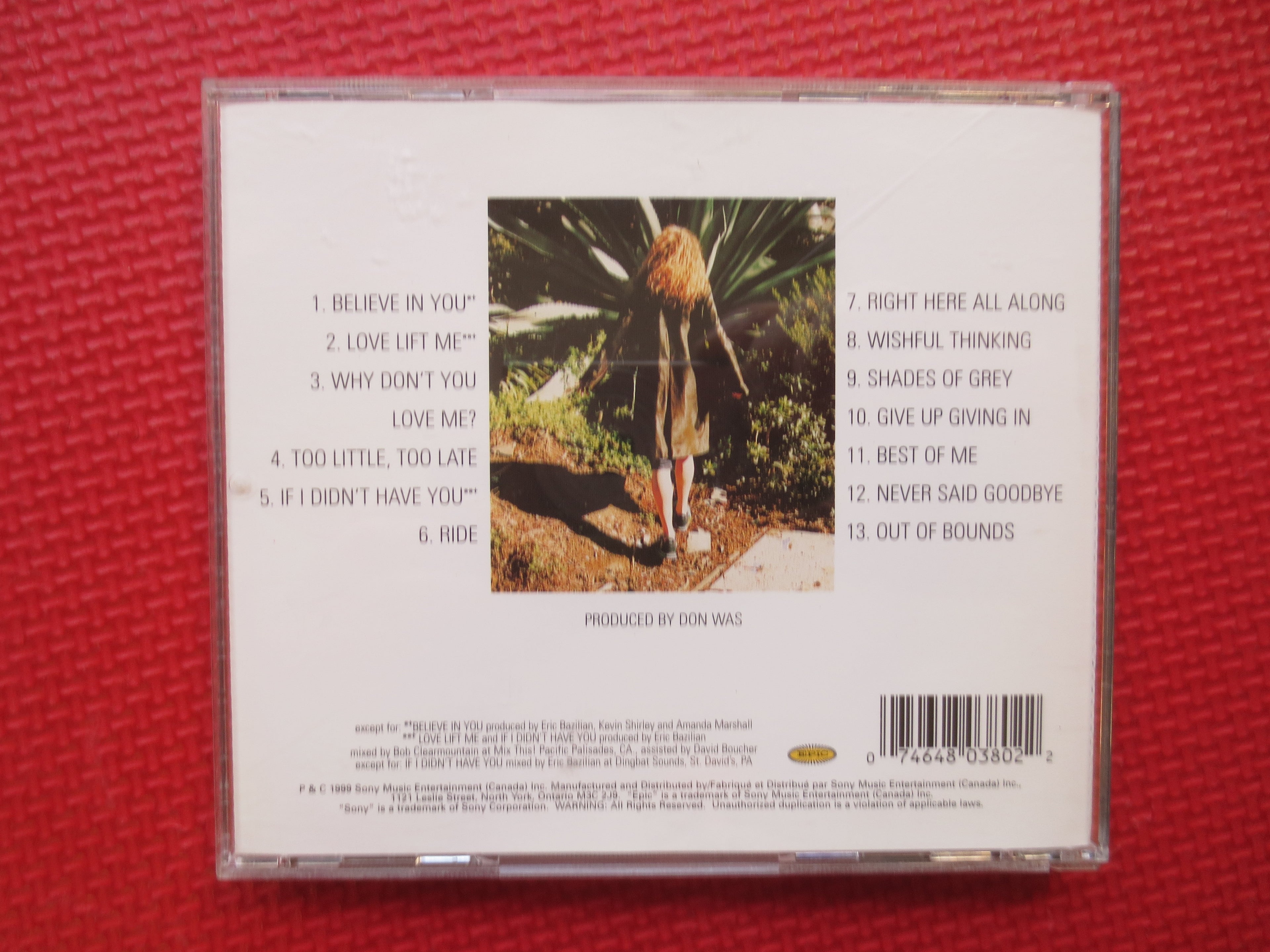 AMANDA MARSHALL, Tuesday's Child, 1999 Compact Disc, Vintage Cd