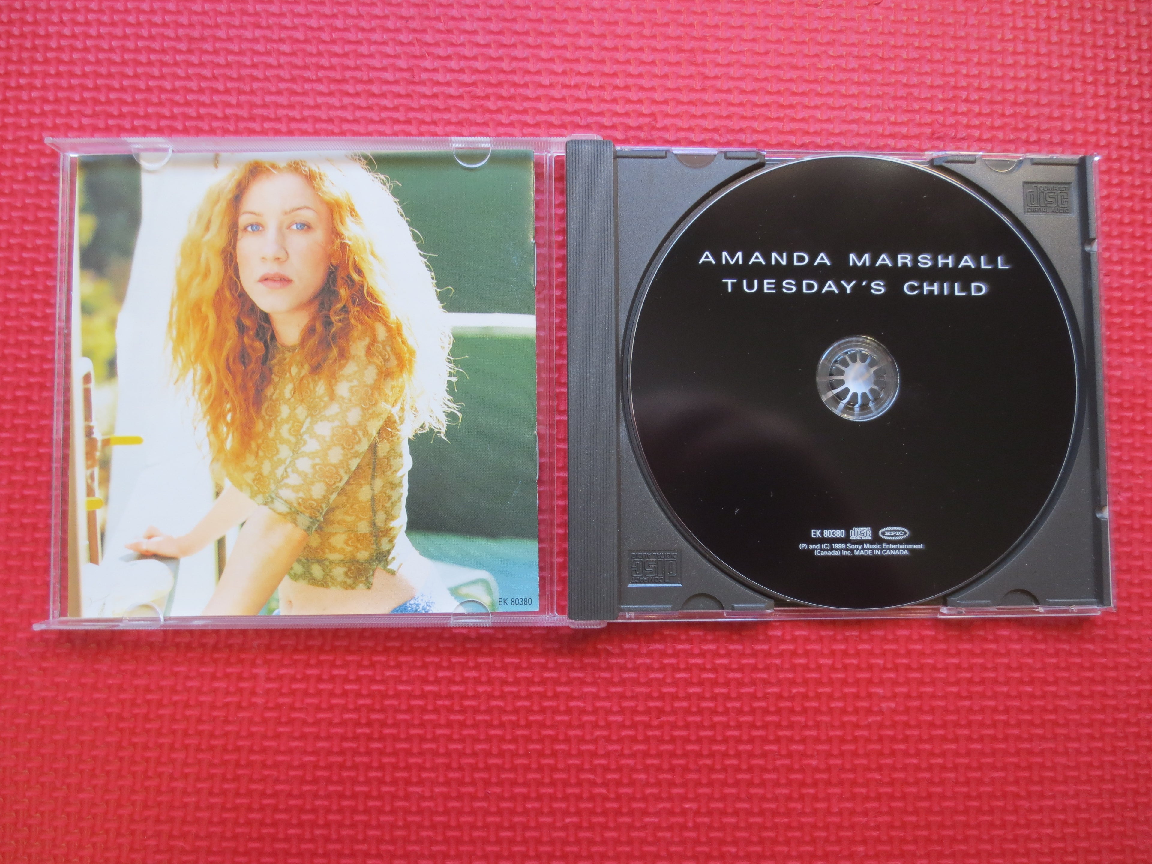 AMANDA MARSHALL, Tuesday's Child, 1999 Compact Disc, Vintage Cd