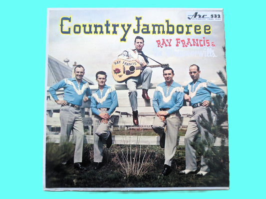 RAY FRANCIS and The WHIPPOORWILLS, Country Jamboree, Vintage Album, 1963 Record, Vinyl Lp