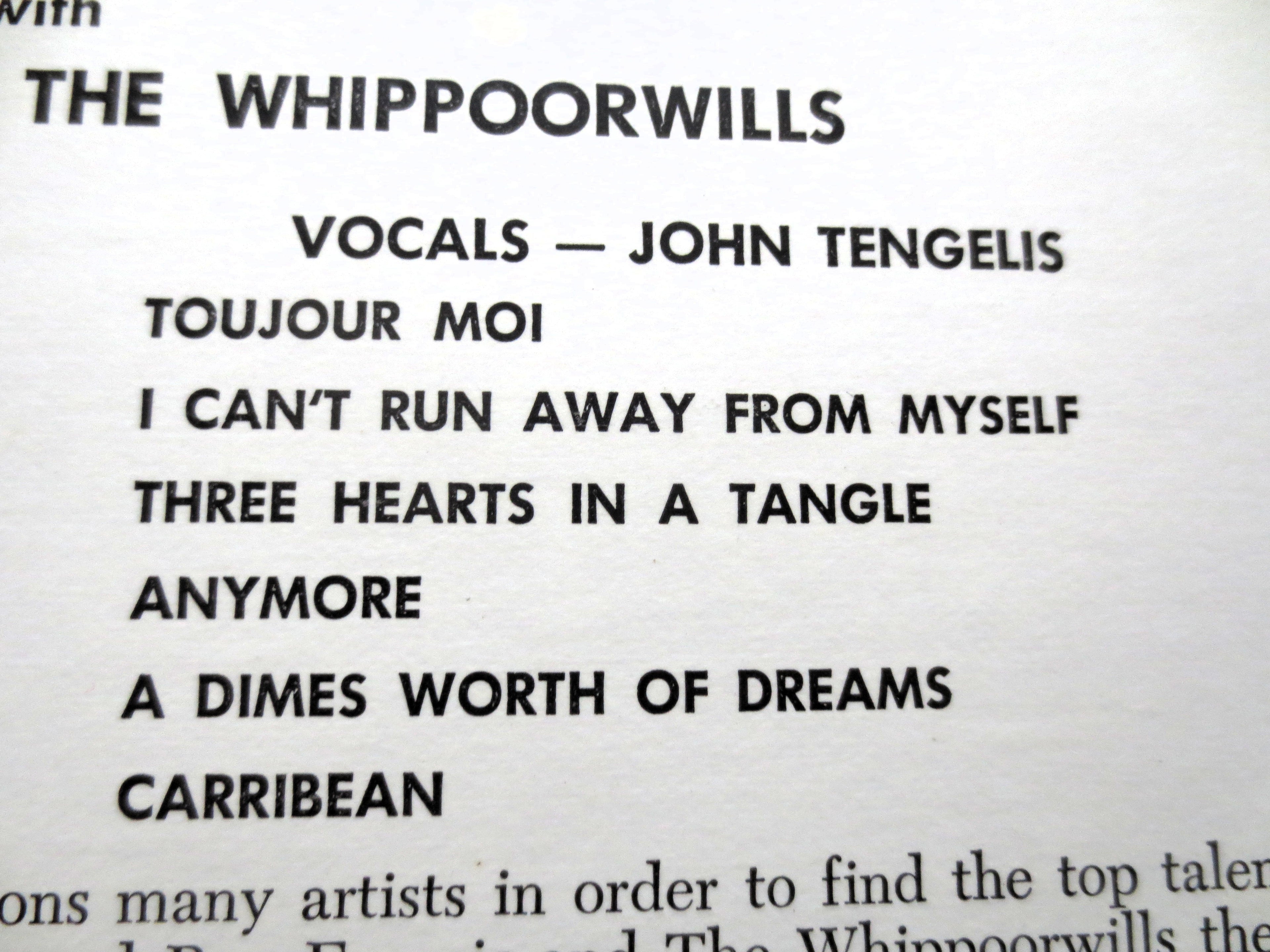 RAY FRANCIS and The WHIPPOORWILLS, Country Jamboree, Vintage Album, 1963 Record, Vinyl Lp