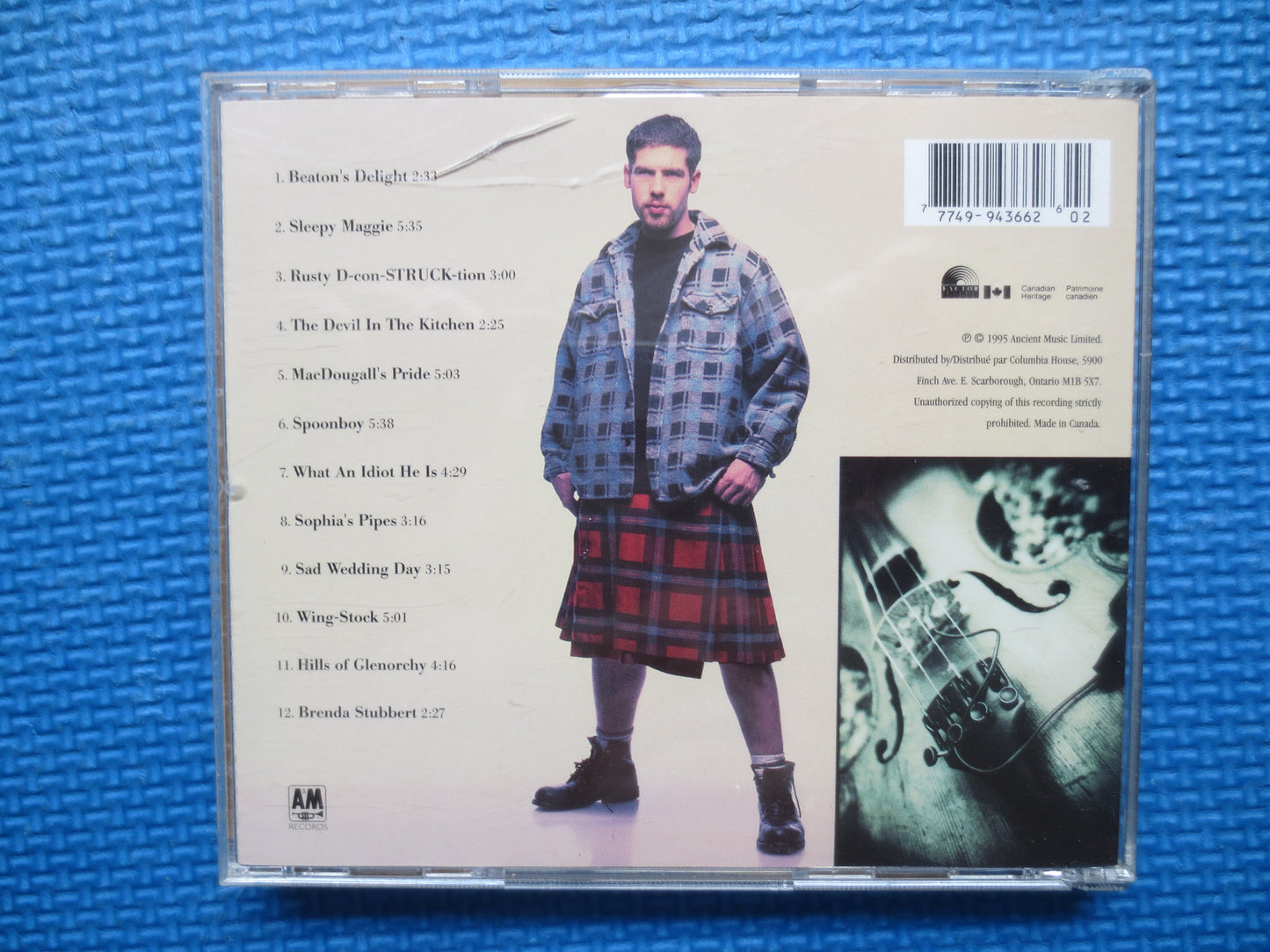 ASHLEY MacIsaac, HI, ASHLEY MacIsaac Cd, Folk Music Cd, Pop Music Cd, World Cd, 1995 Compact Disc