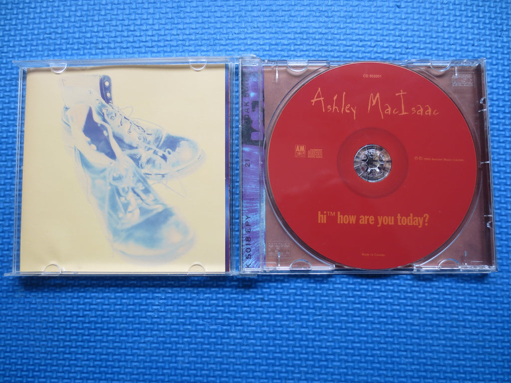 ASHLEY MacISAAC, Hi, How Are You Today? 1995 Compact Disc, Vinyl Lp