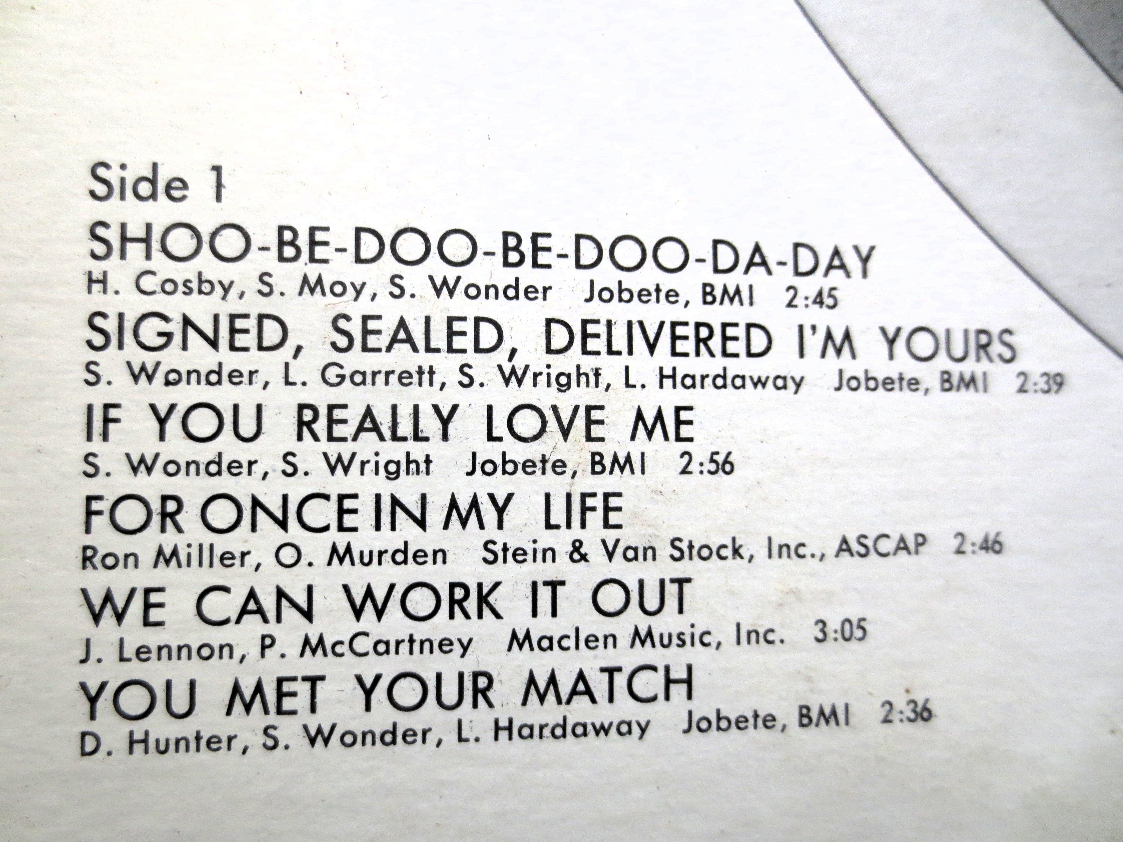 STEVIE WONDER, GREATEST Hits, Volume 2, Vintage Album, 1980 Record, Vinyl Lp