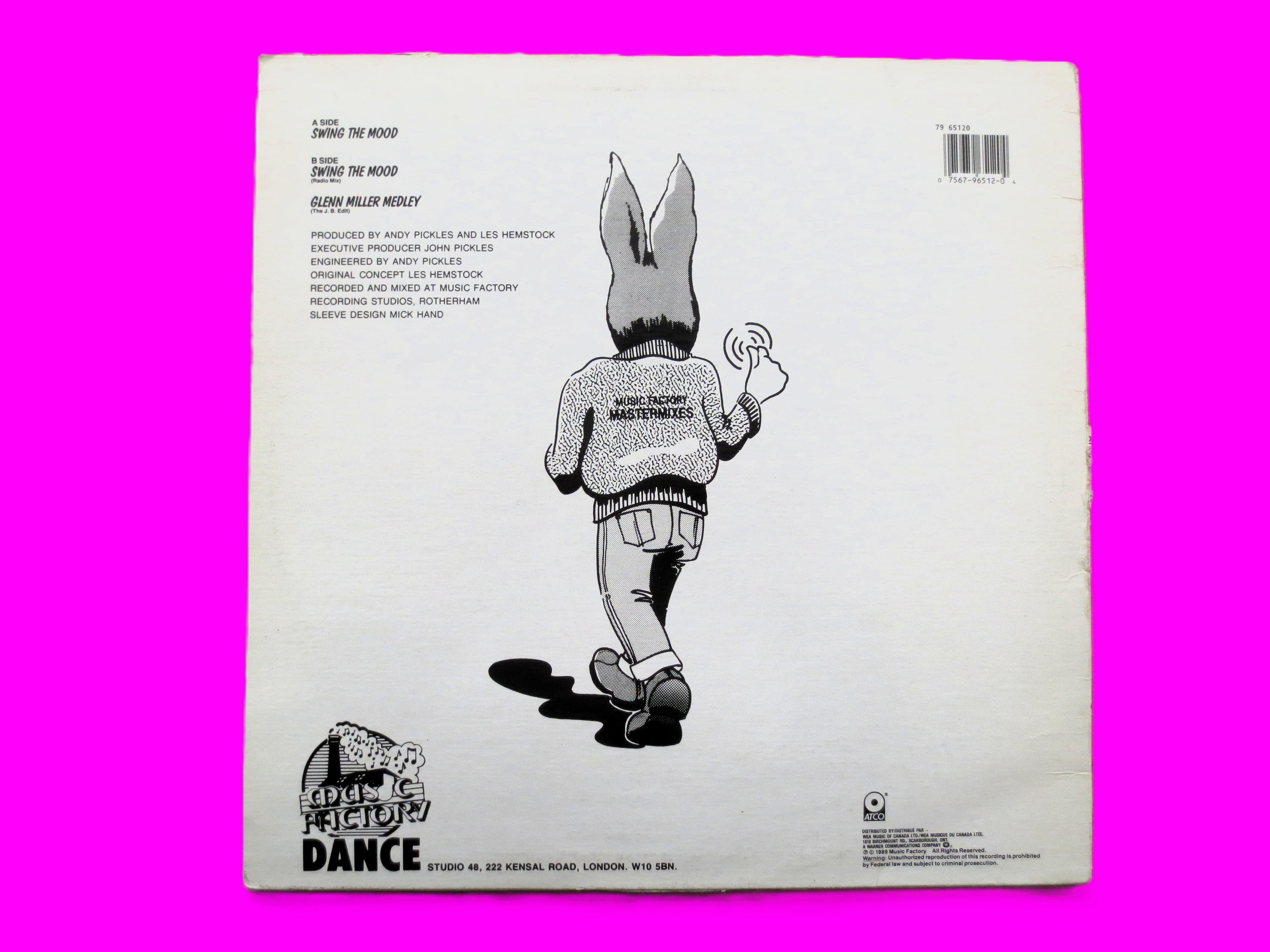 Jive Bunny and the Mastermixers Vinyl LP - 1989 Pop Album