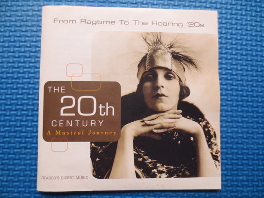 20th CENTURY, ROARING 20'S,  DOUBLE Cd, Ragtime Cd, Ragtime Album, Swing Music Cd, Jazz Music Cd, Readers Digest, Compact Disc