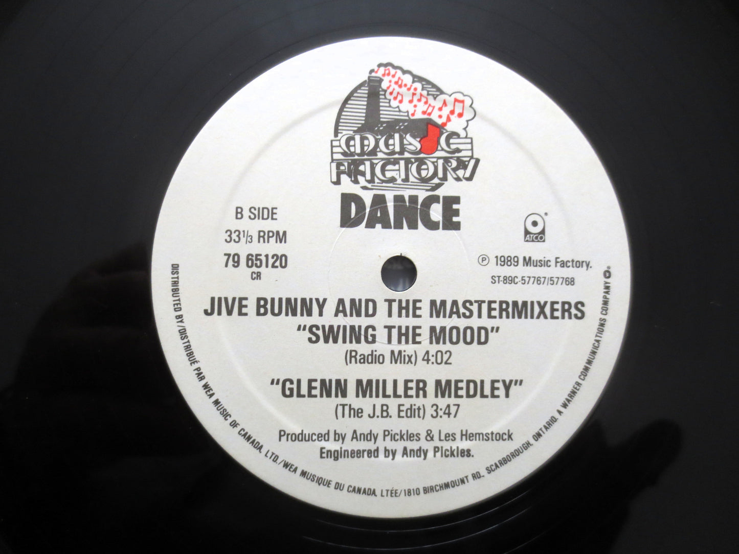 Jive Bunny and the Mastermixers Vinyl LP - 1989 Pop Album