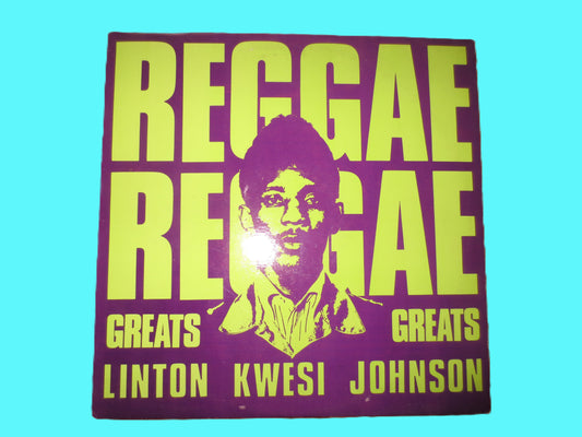 REGGAE, Linton Kwesi Johnson, REGGAE Music, Vintage Album, 1984 Record, Vinyl Lp