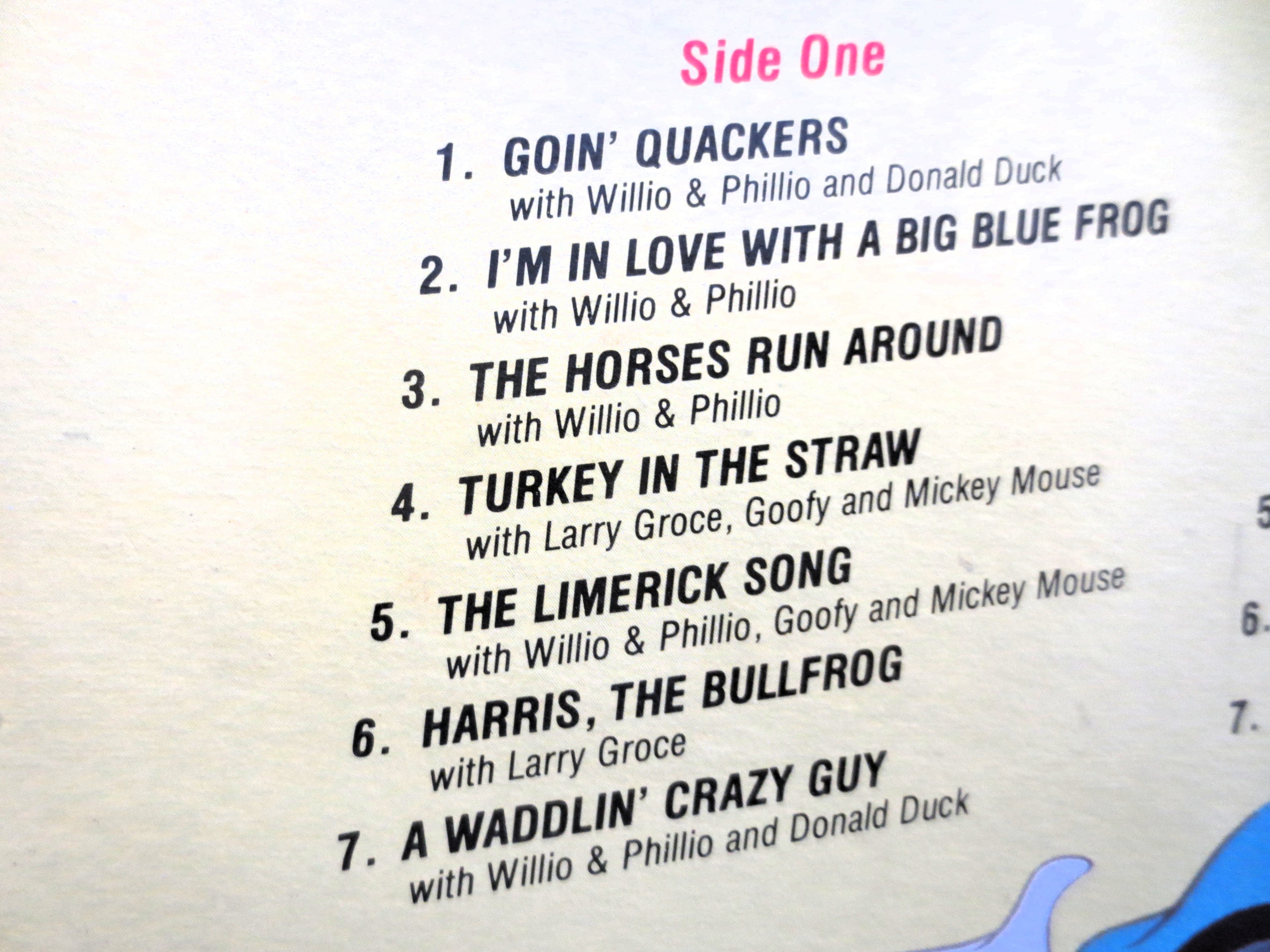 Donald Duck – Goin' Quackers – Disneyland Records – 1980 Vinyl LP, 002