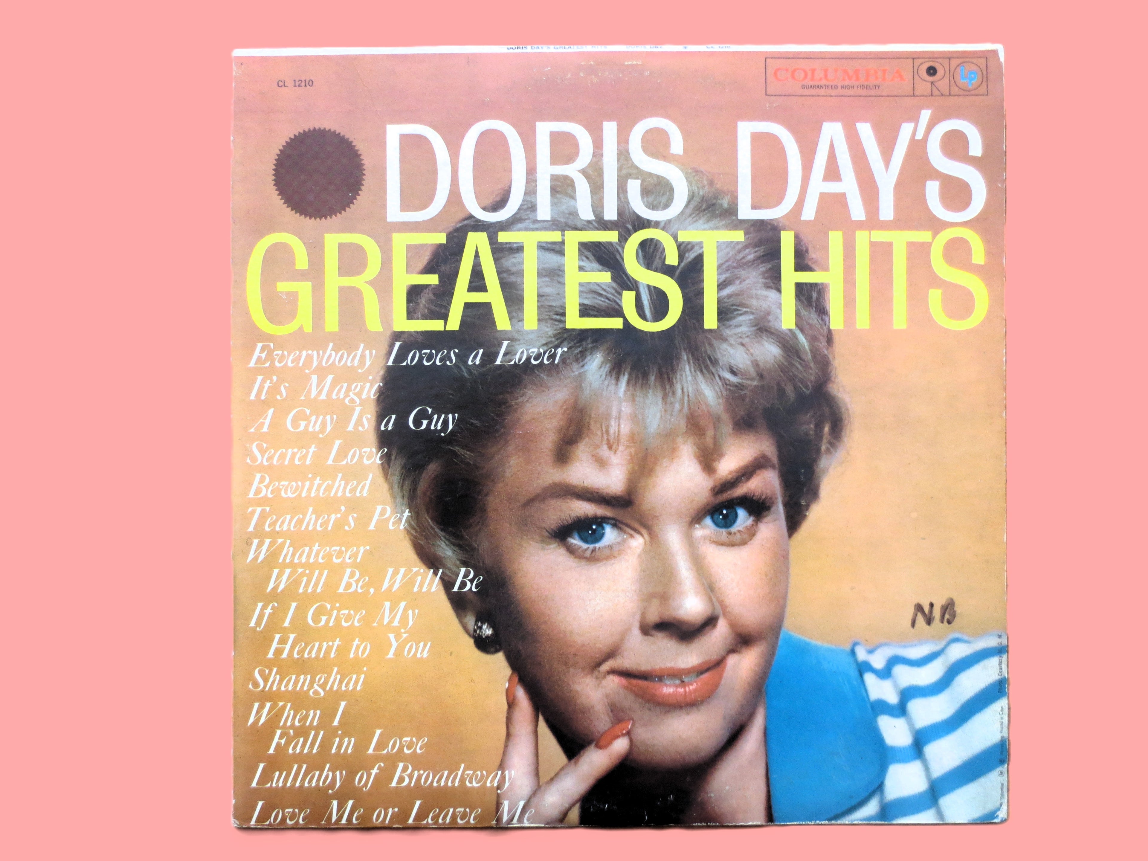 DORIS DAY, Greatest HITS, Jazz Pop Music, 1965 Record, Vintage Album Vinyl Lp