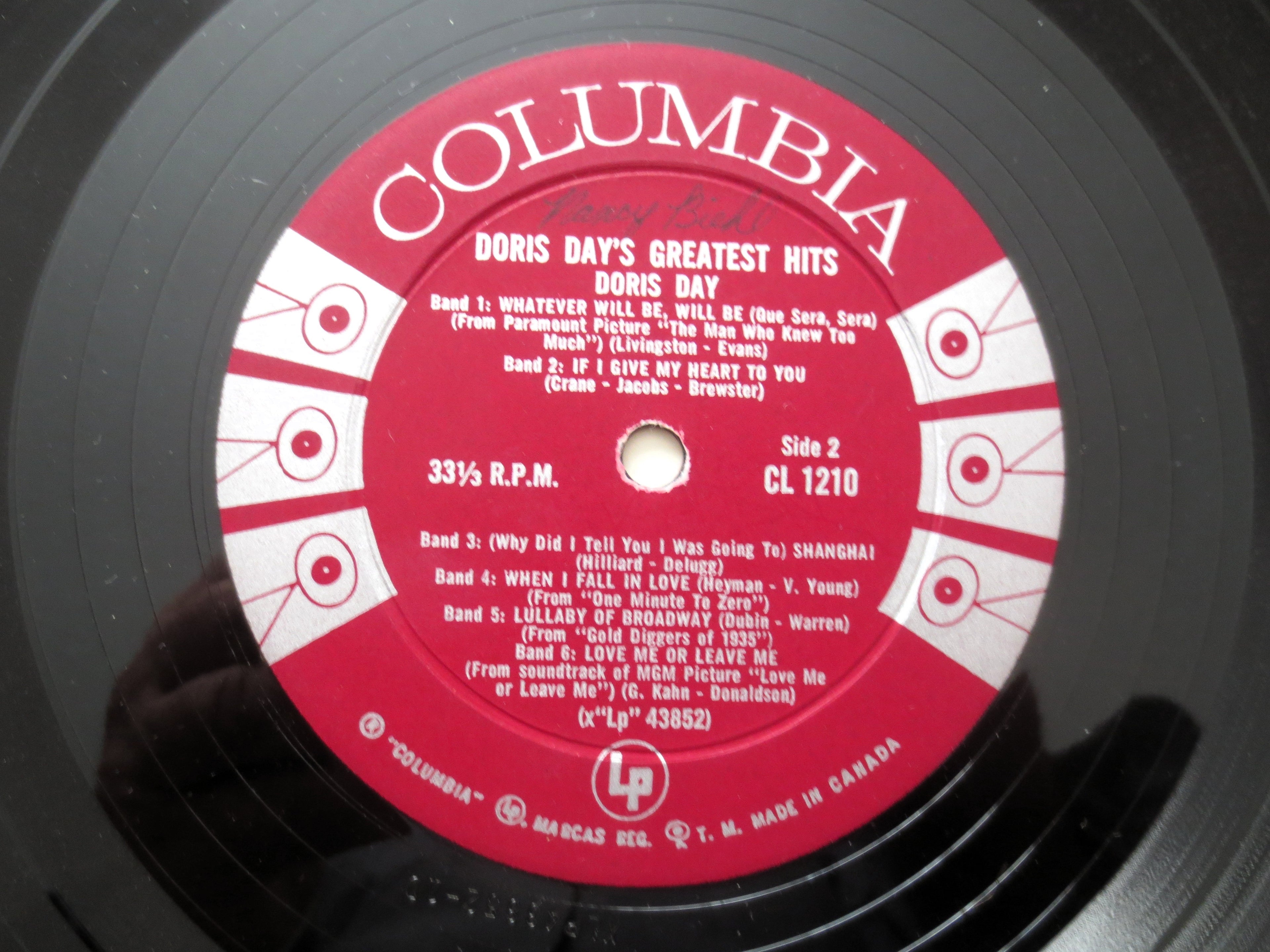 DORIS DAY, Greatest HITS, Jazz Pop Music, 1965 Record, Vintage Album Vinyl Lp