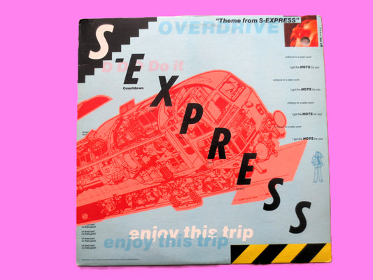 THEME From S-EXPRESS, Acid House Album, 1988 Record, Vintage Vinyl Ep