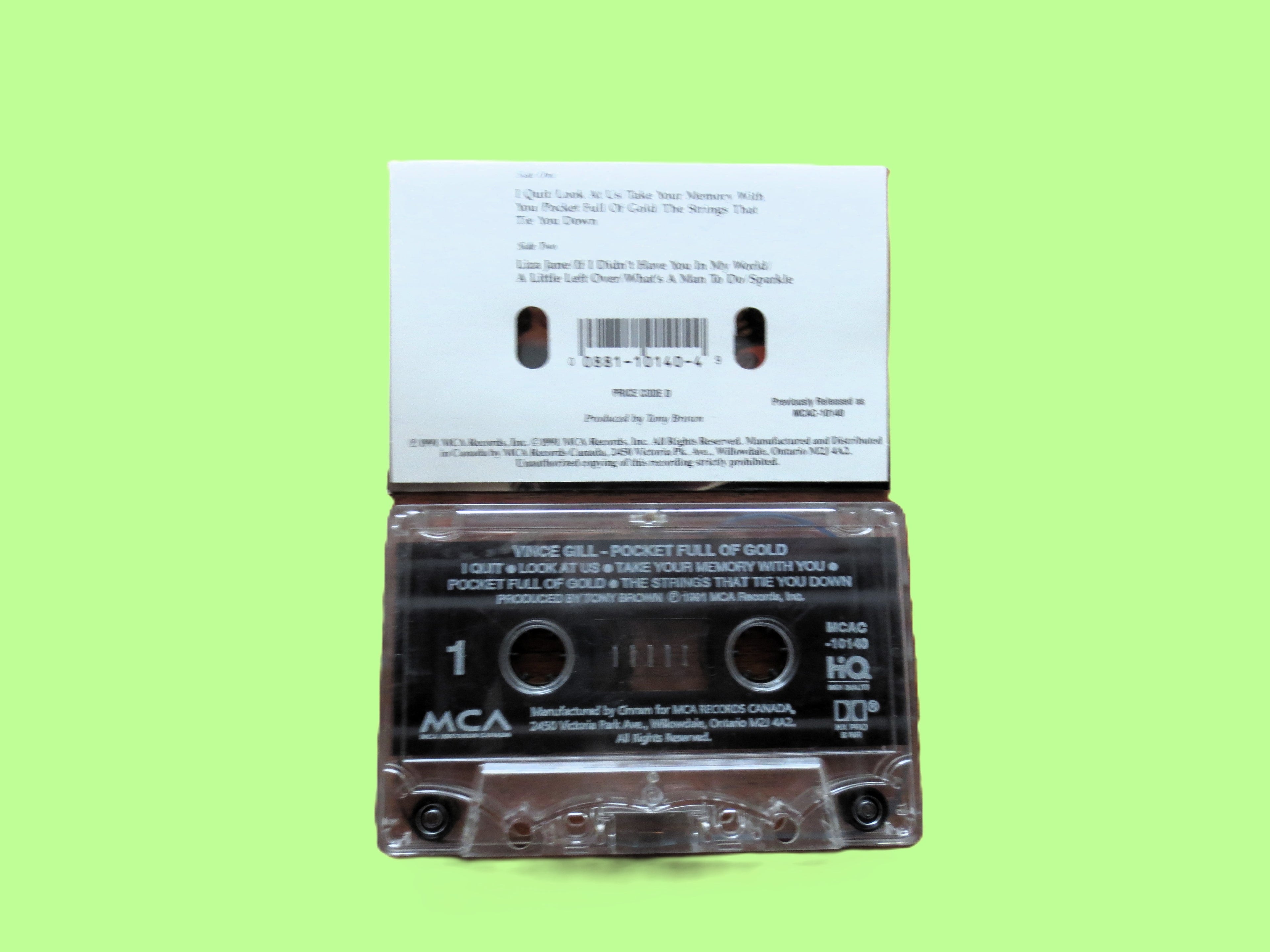 Vince Gill – Pocket Full of Gold (1991) Cassette