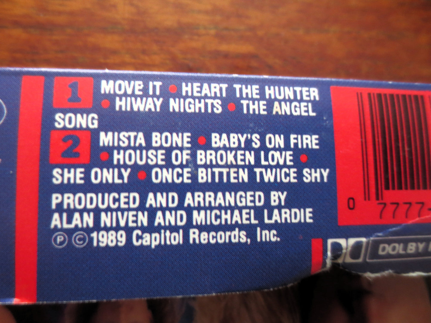 GREAT WHITE, TWICE Shy, 1989 Cassette Tape, Vintage Cassette