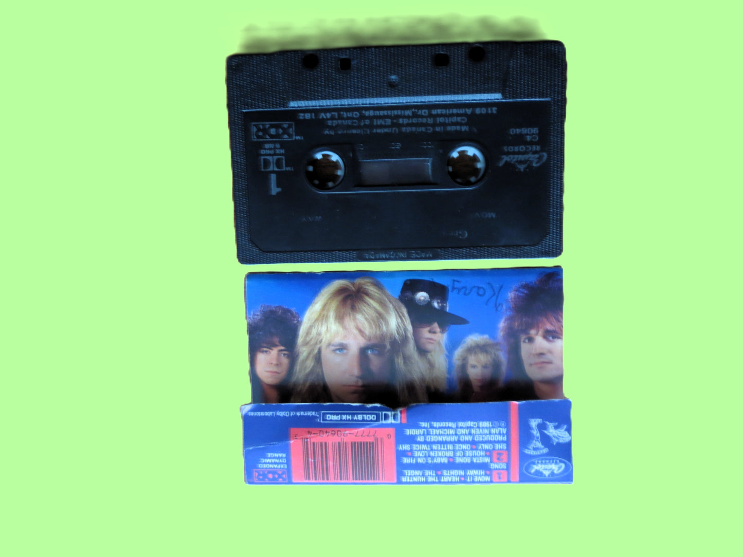 GREAT WHITE, TWICE Shy, 1989 Cassette Tape, Vintage Cassette