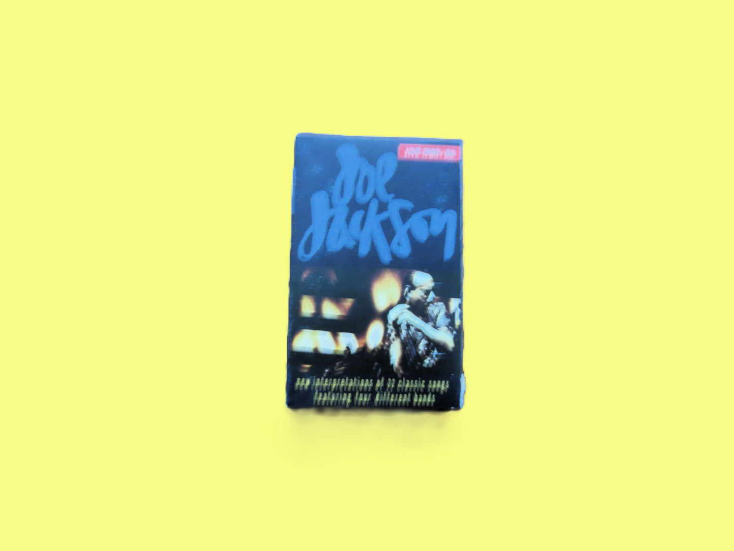 JOE JACKSON, LIVE 1980/86, 1988 Cassette Tape, Vintage Cassette
