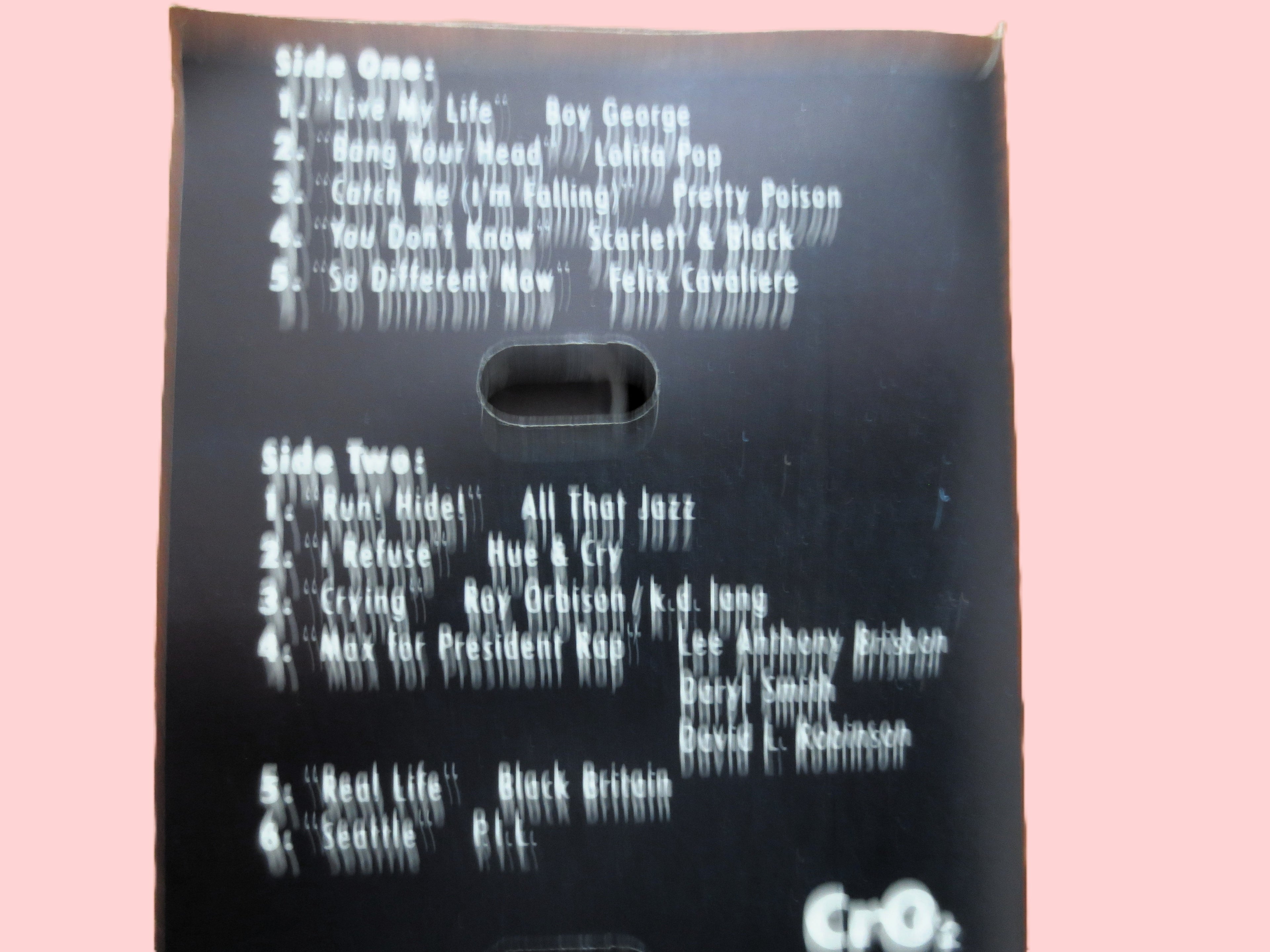 Hiding Out – Original Movie Soundtrack (1987) Cassette