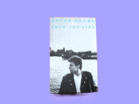 BRYAN ADAMS, Into The FIRE, 1987 Cassette Tape, Vintage Cassette