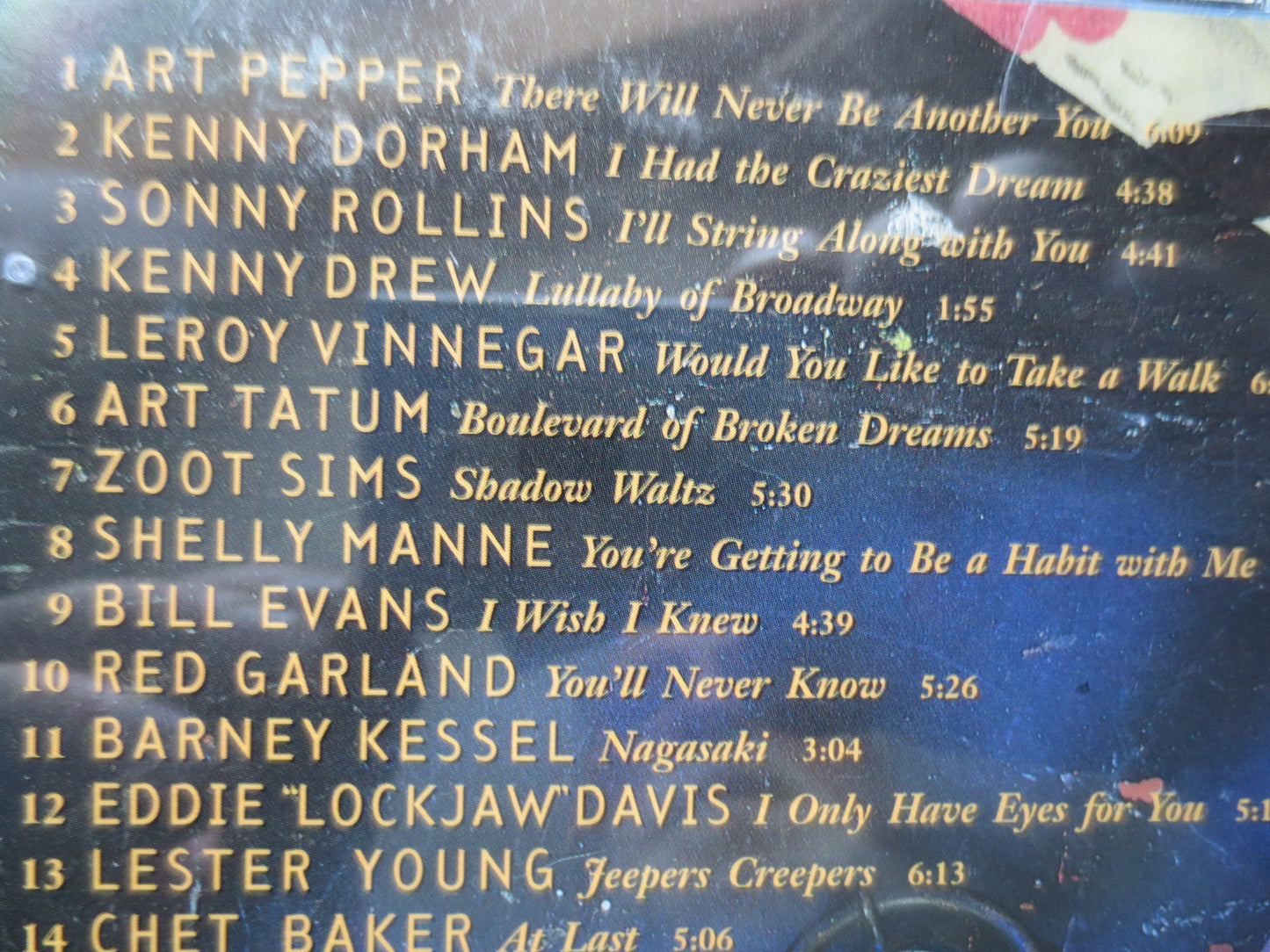 HARRY WARREN, JAZZ Giants, Chet Baker Cd, Count Basie Cd, Kenny Dorham Cd, Kenny Drew Cd, Red Garland Cd, Cd, 1998 Compact Disc