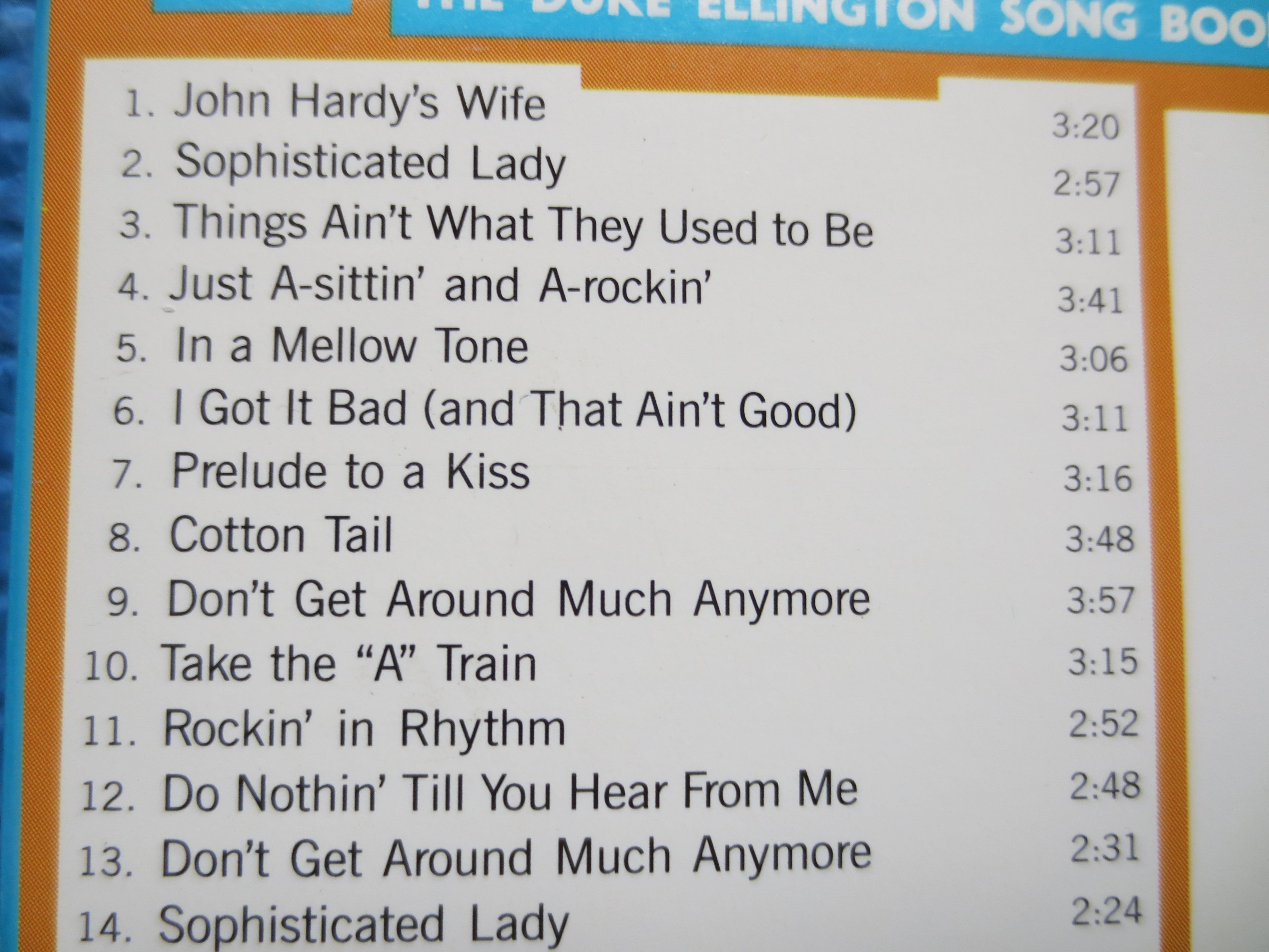 OSCAR PETERSON, Plays The Duke Ellington Songbook, Jazz Music, 1999 Compact Disc, Vintage Cd