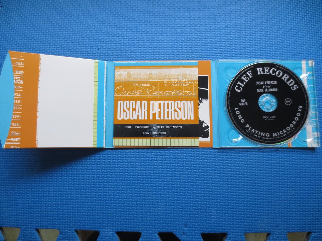 OSCAR PETERSON, Plays The Duke Ellington Songbook, Jazz Music, 1999 Compact Disc, Vintage Cd